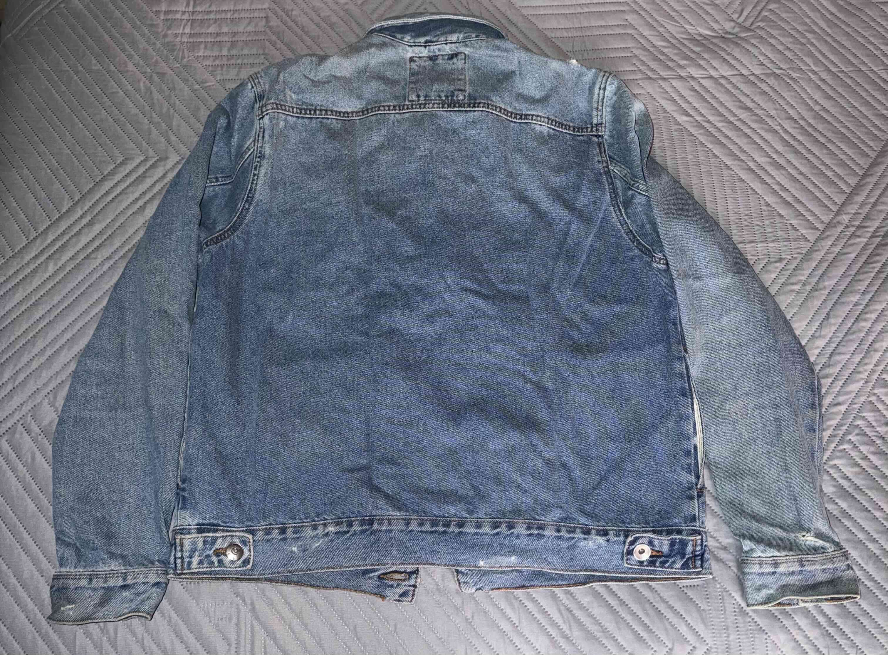 Chaqueta mezclilla azul Zara - miniatura 2