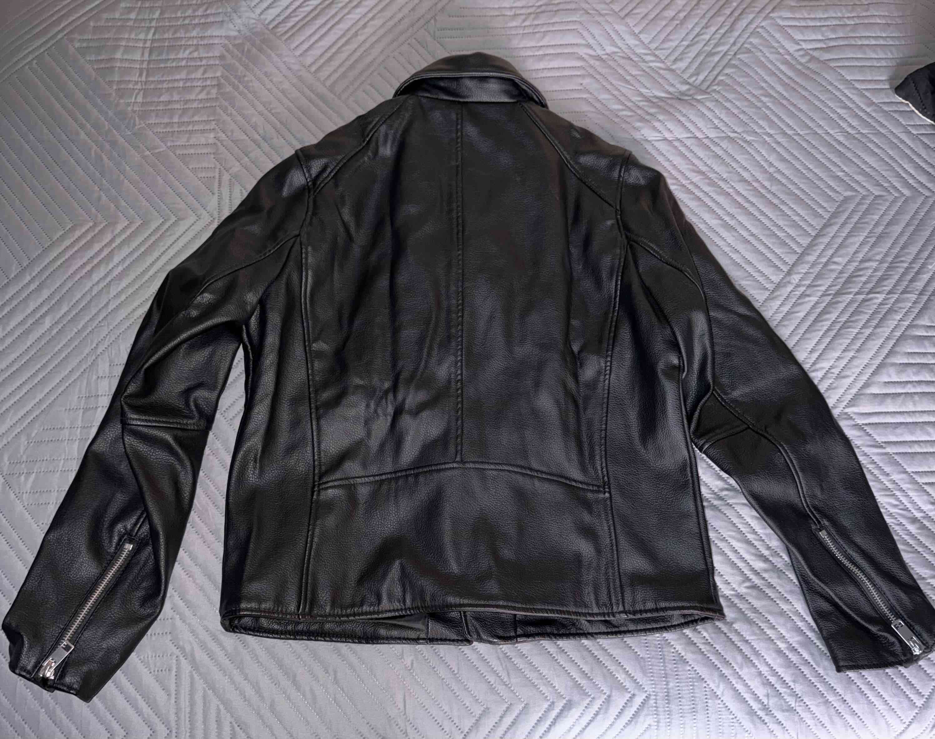 Chaqueta negra de cuero H&M - miniatura 2