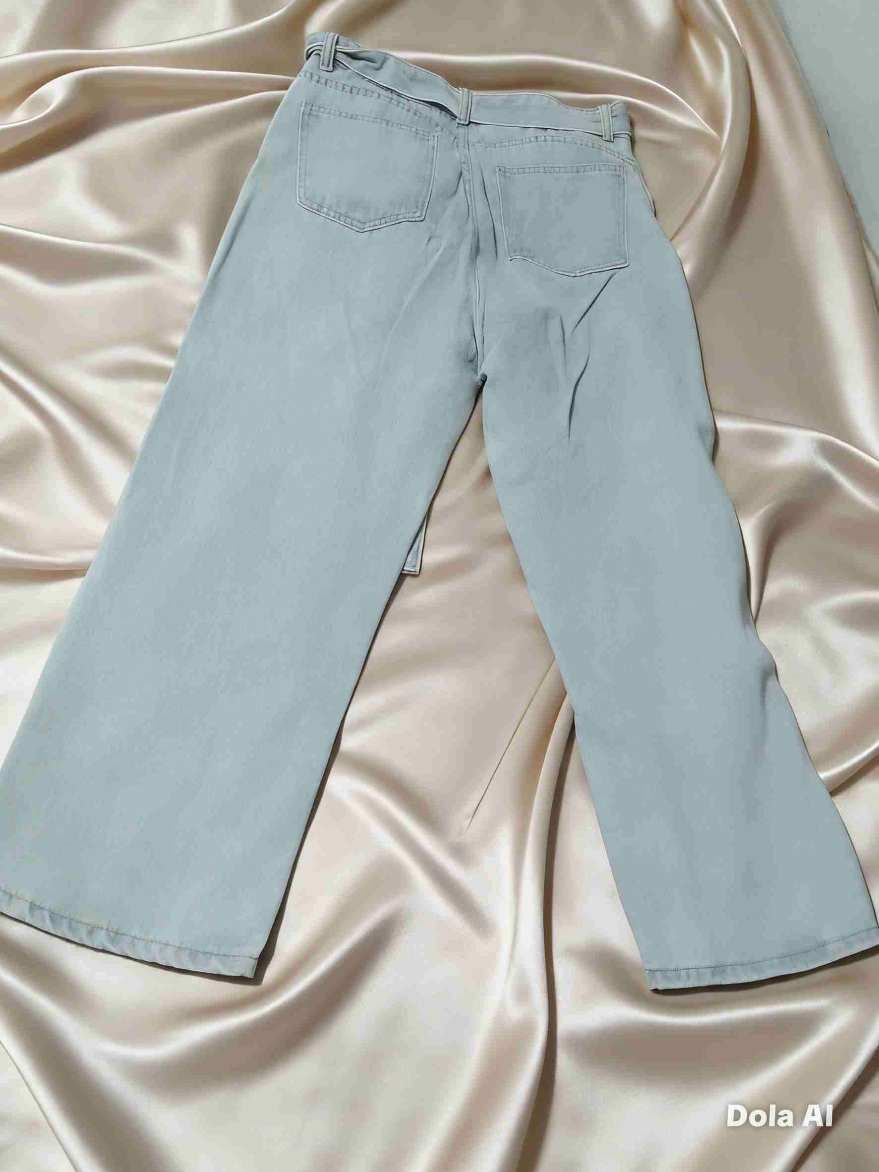 Pantalones anchos celestes - miniatura 1