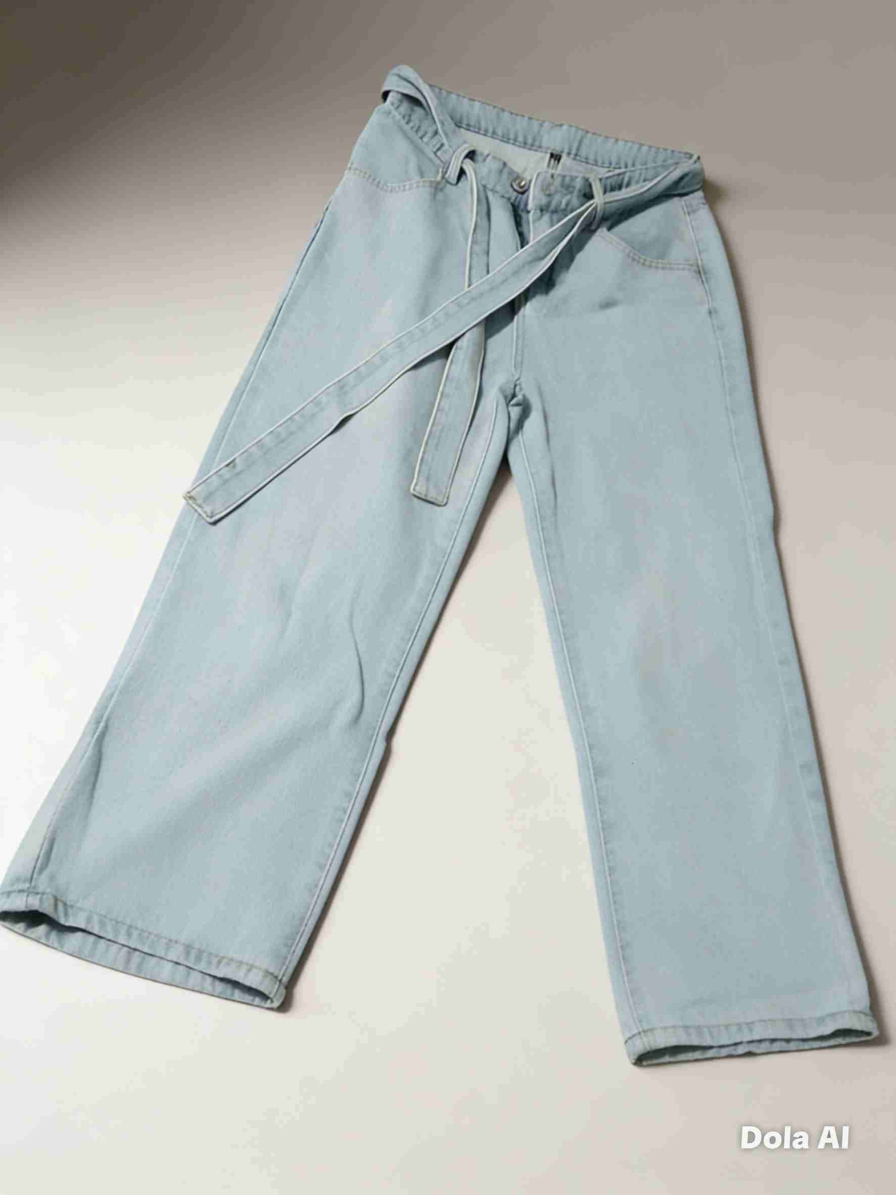 Pantalones anchos celestes - miniatura 2