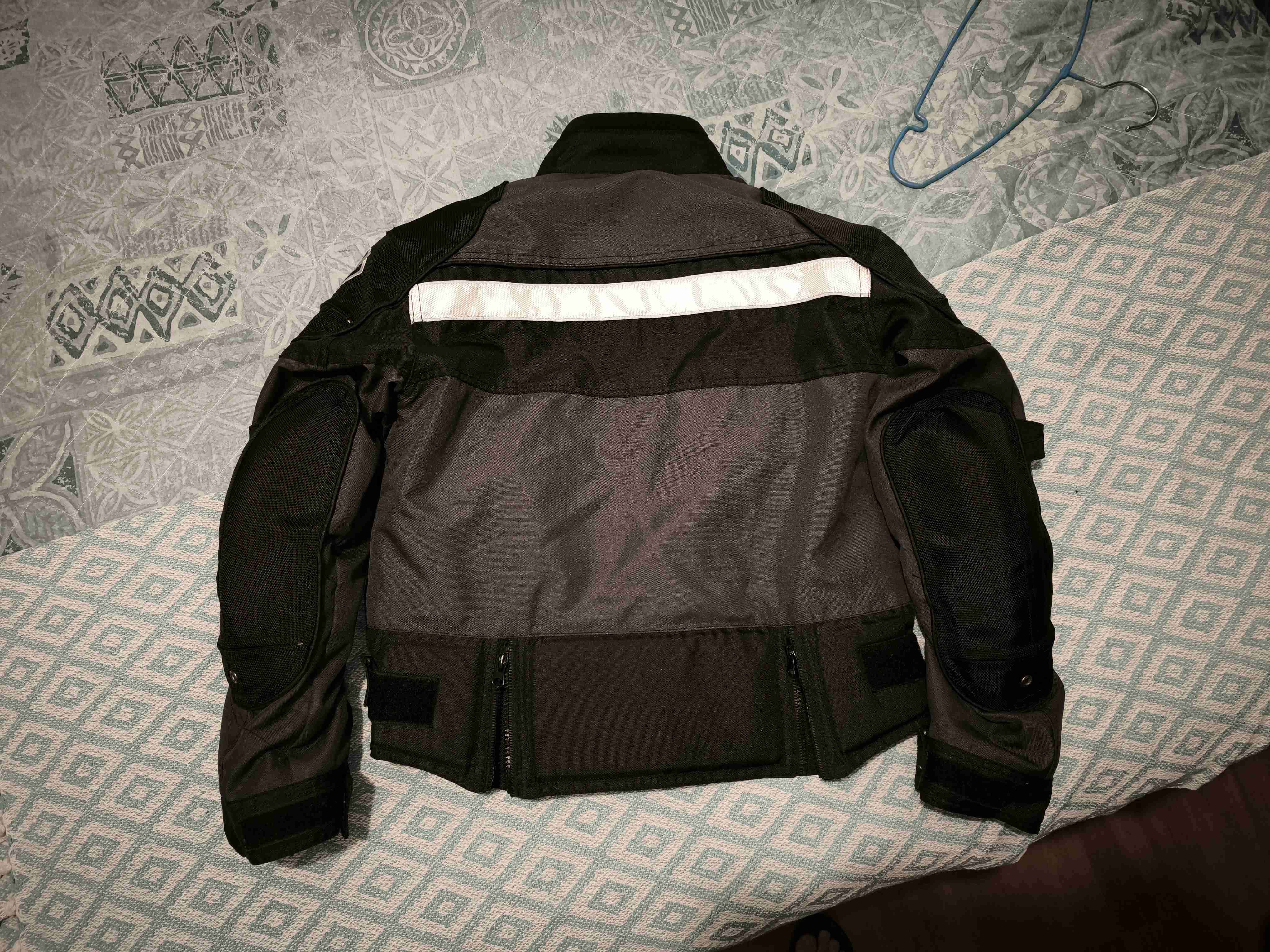 Chaqueta de motocicleta negra - 2