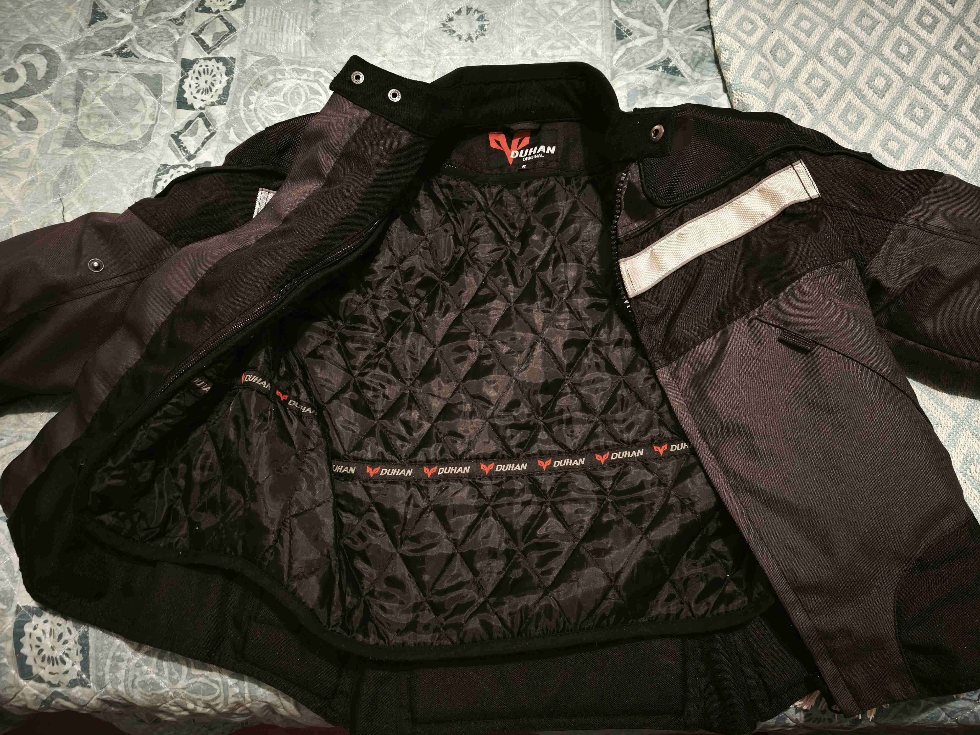 Chaqueta de motocicleta negra - 3