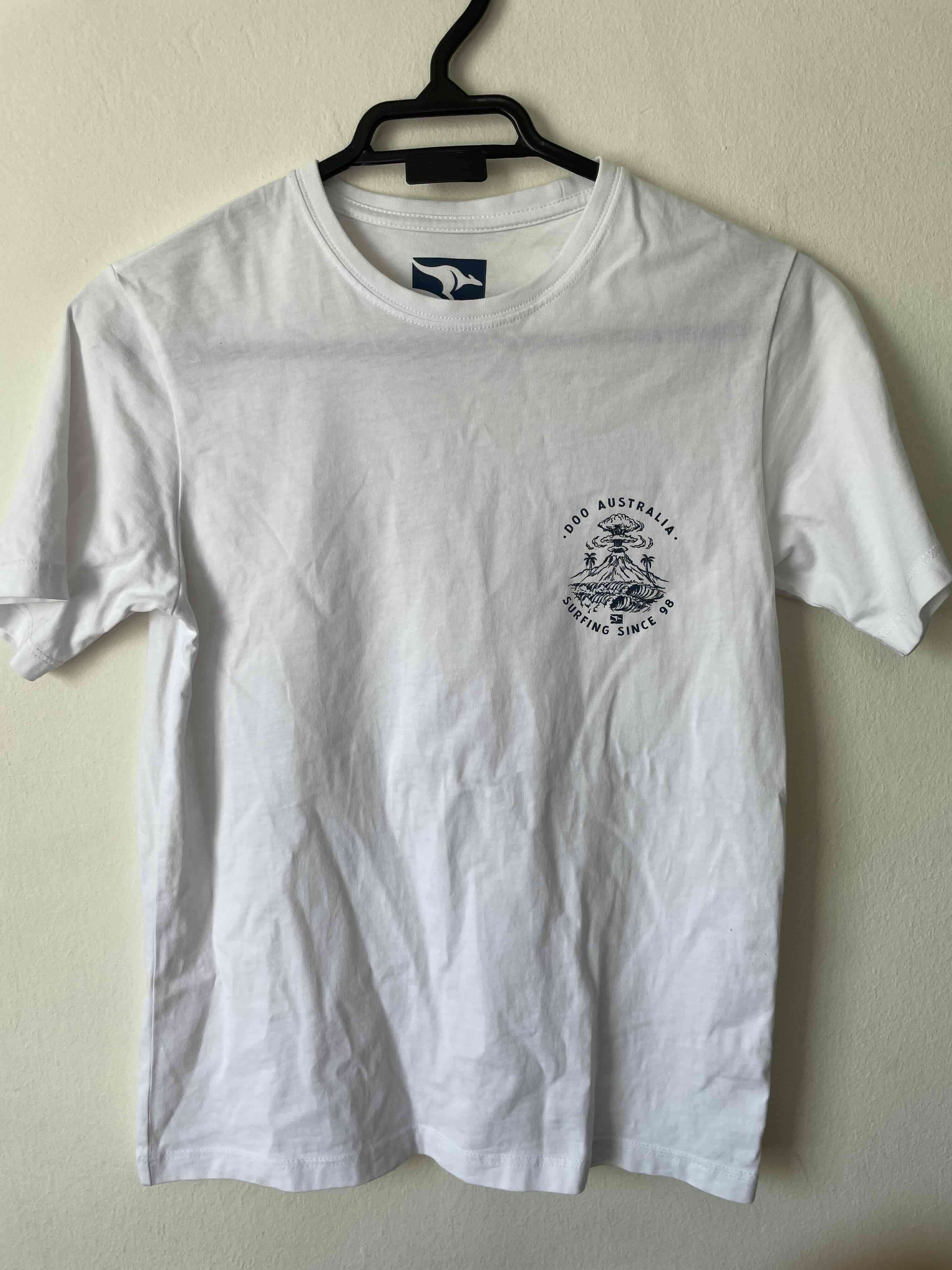 Polera blanca niño Doo Australia - 1