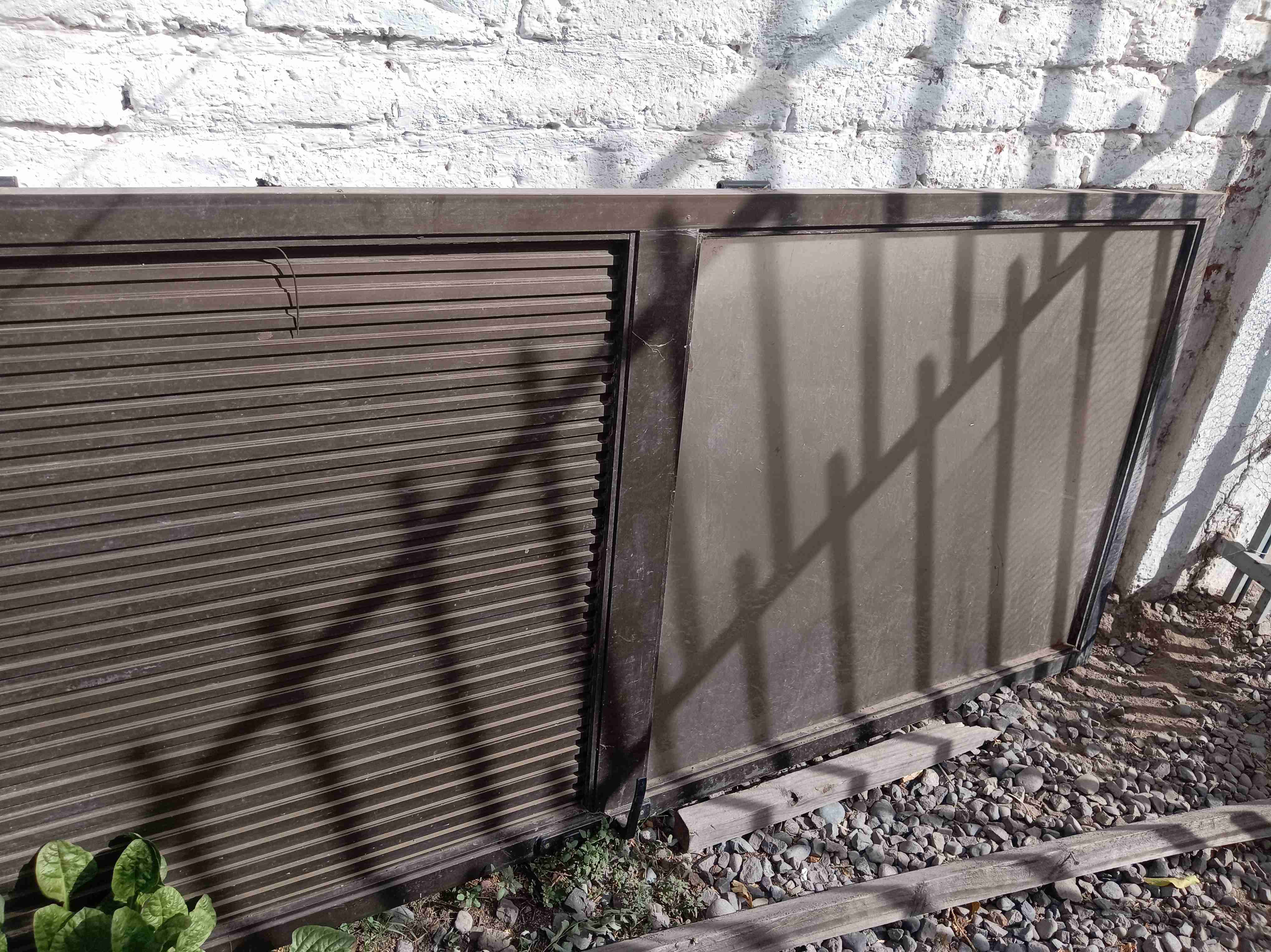 puerta aluminio usada - 1