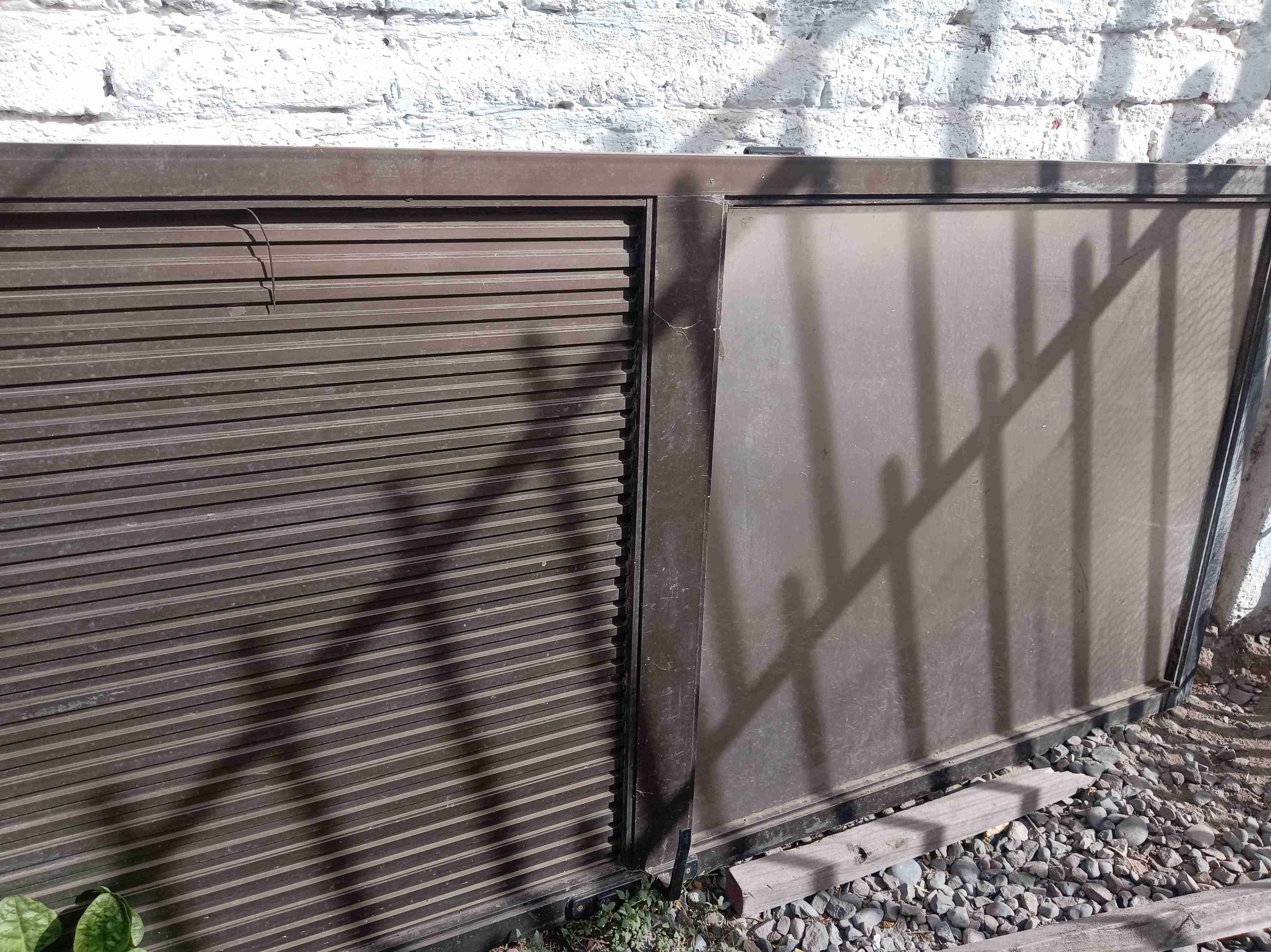 puerta aluminio usada - 2