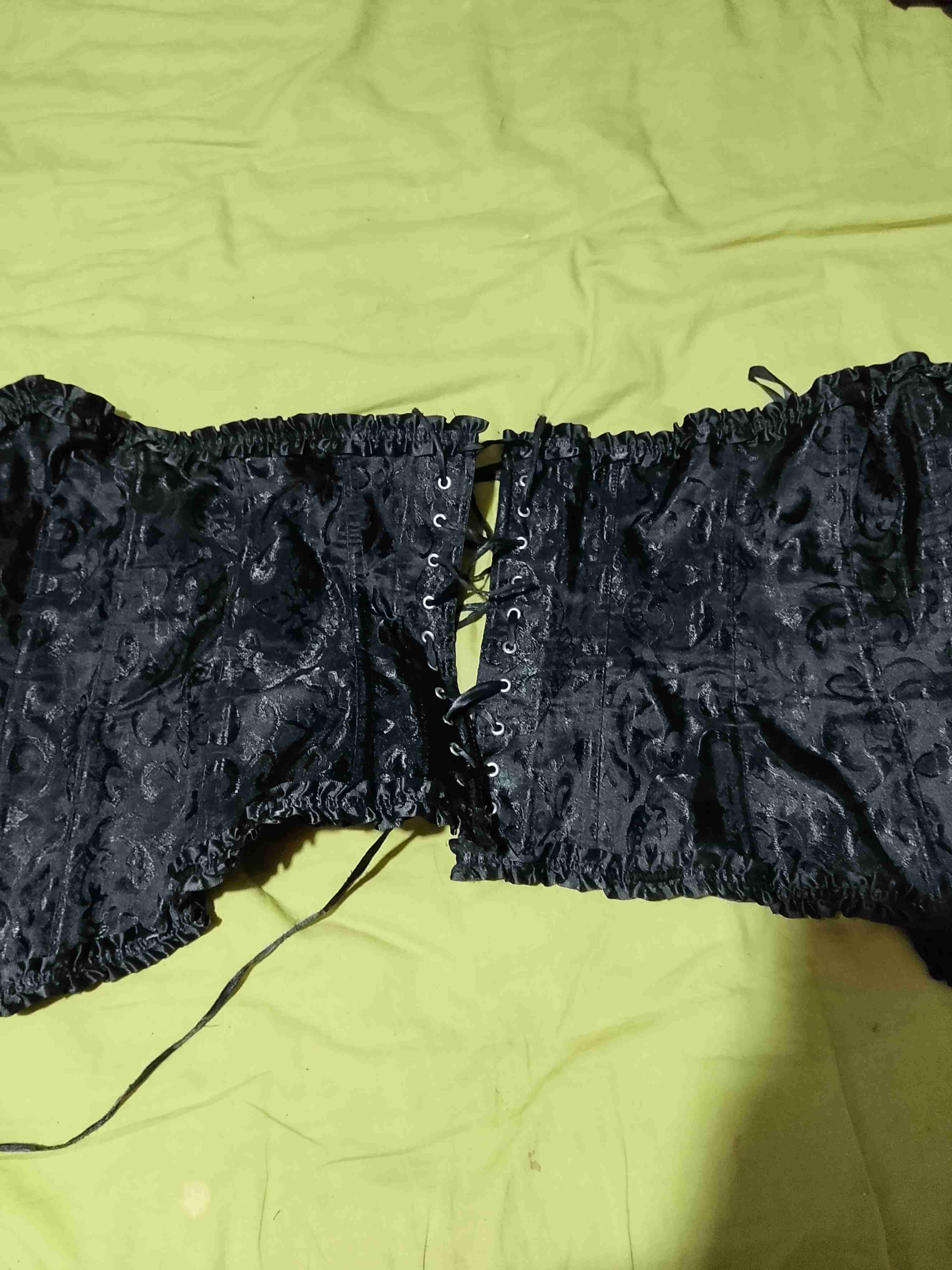 Corset negro de encaje - 2