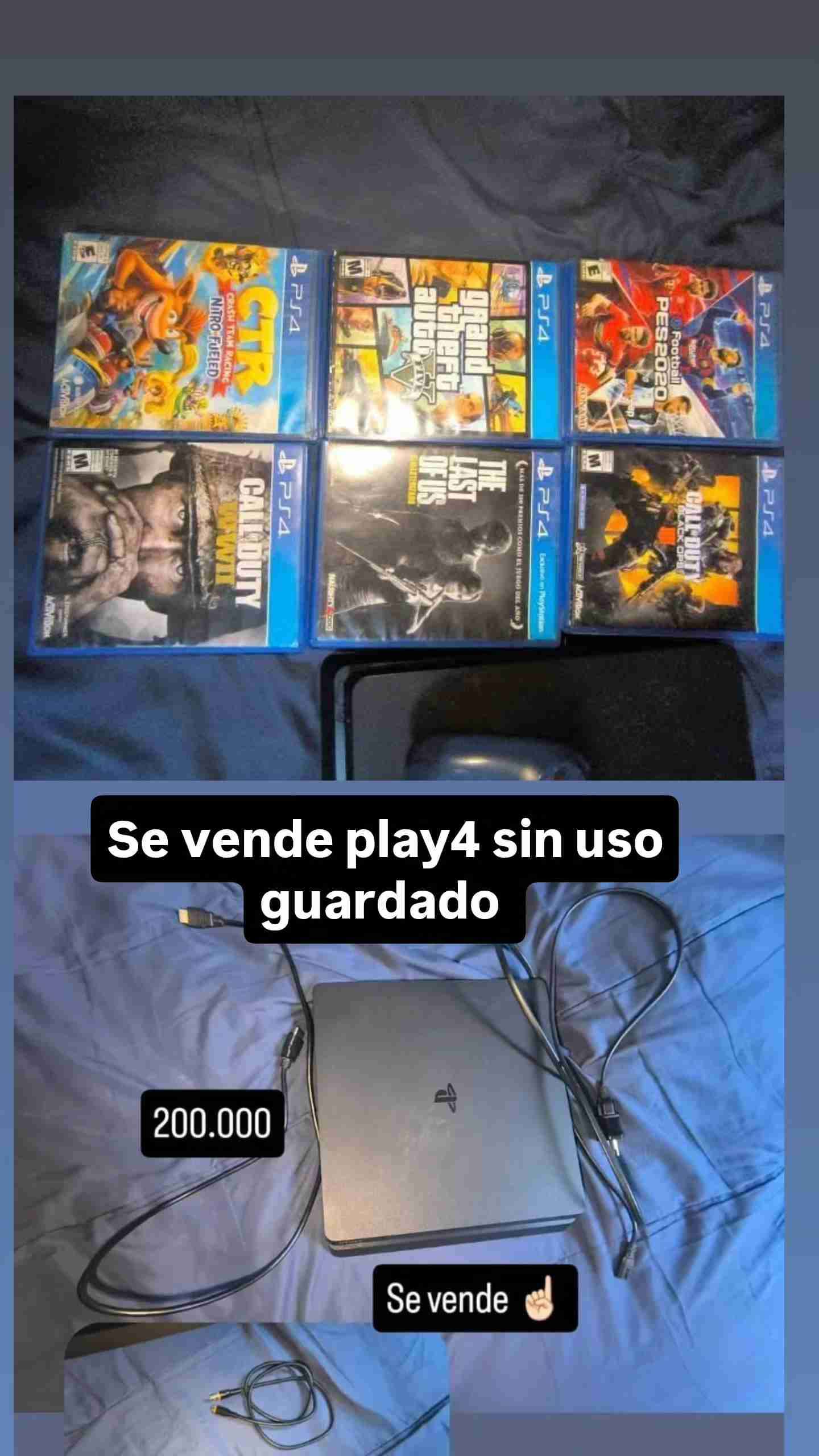 PlayStation 4 con juegos - miniatura 1