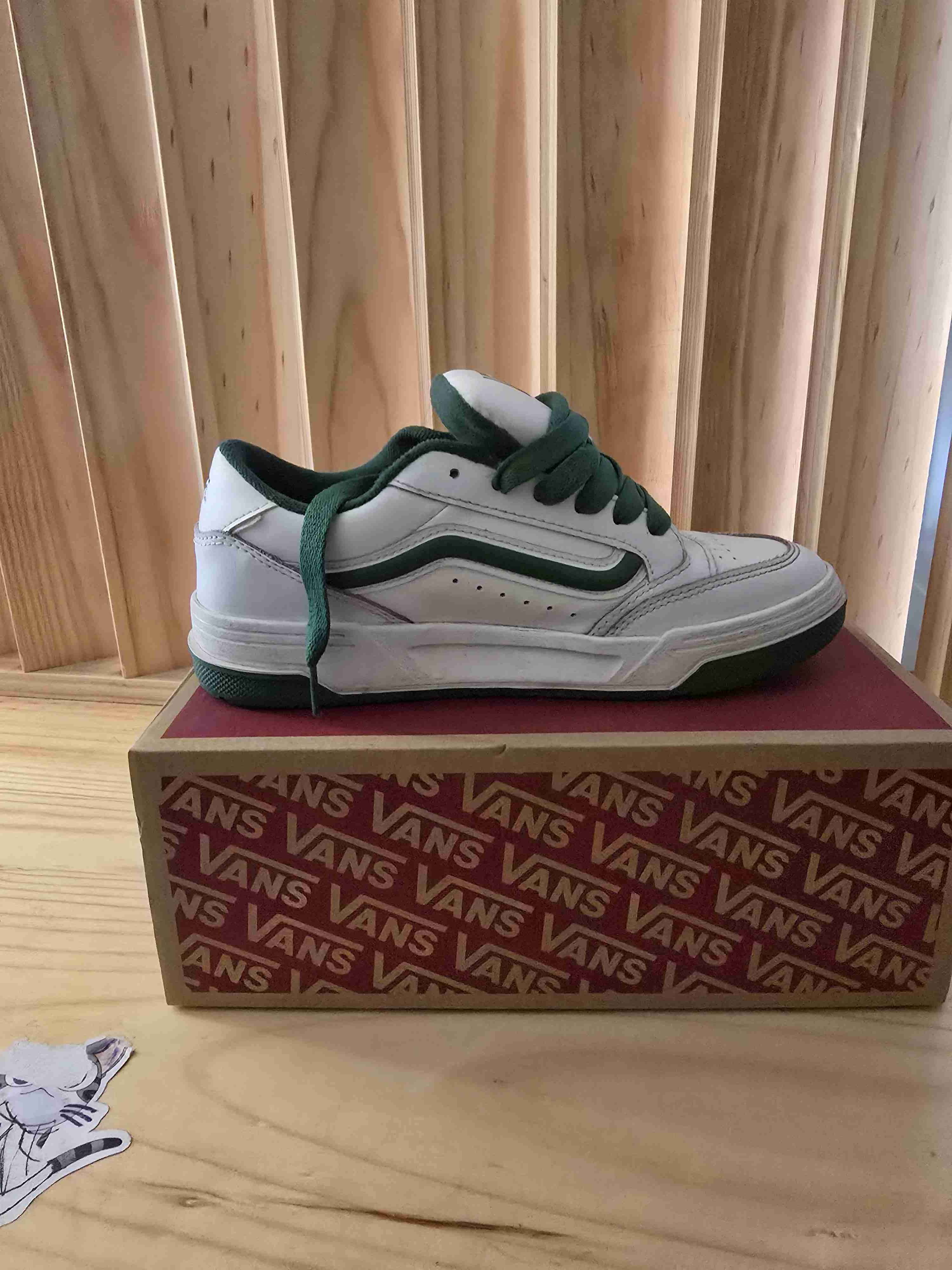 Zapatillas Vans blancas y verdes - miniatura 2