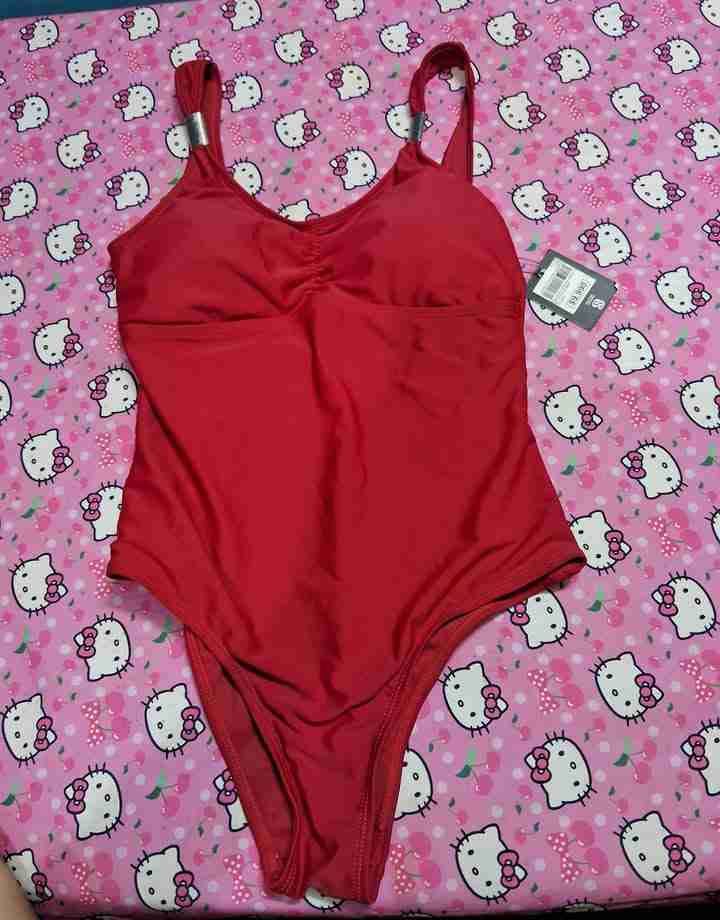 Body rojo sin tirantes