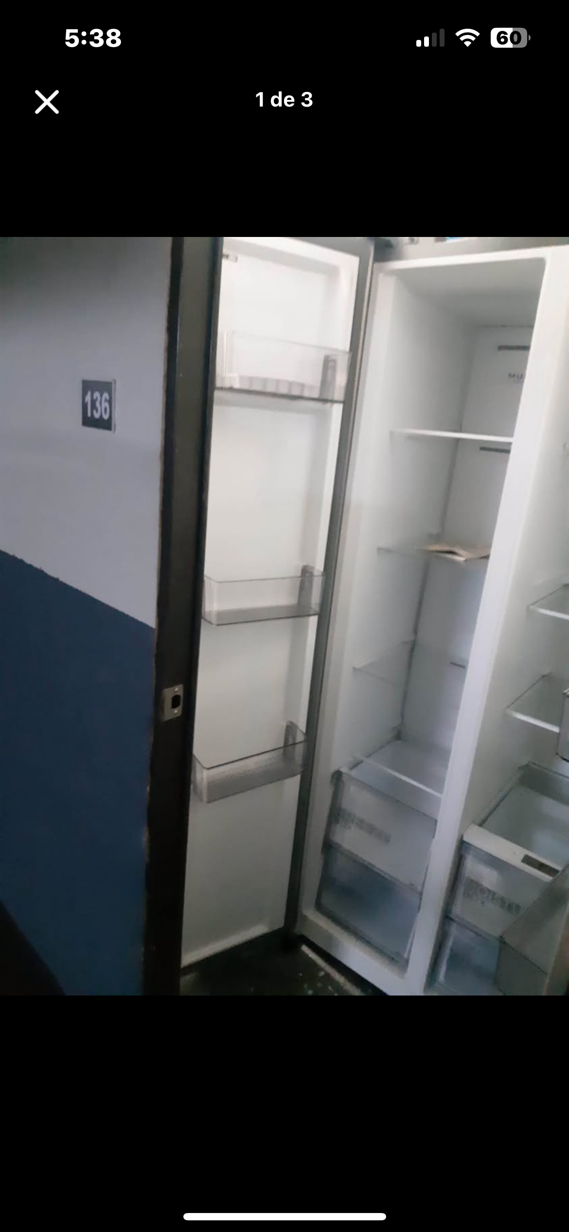 Refrigerador vertical blanco - miniatura 1