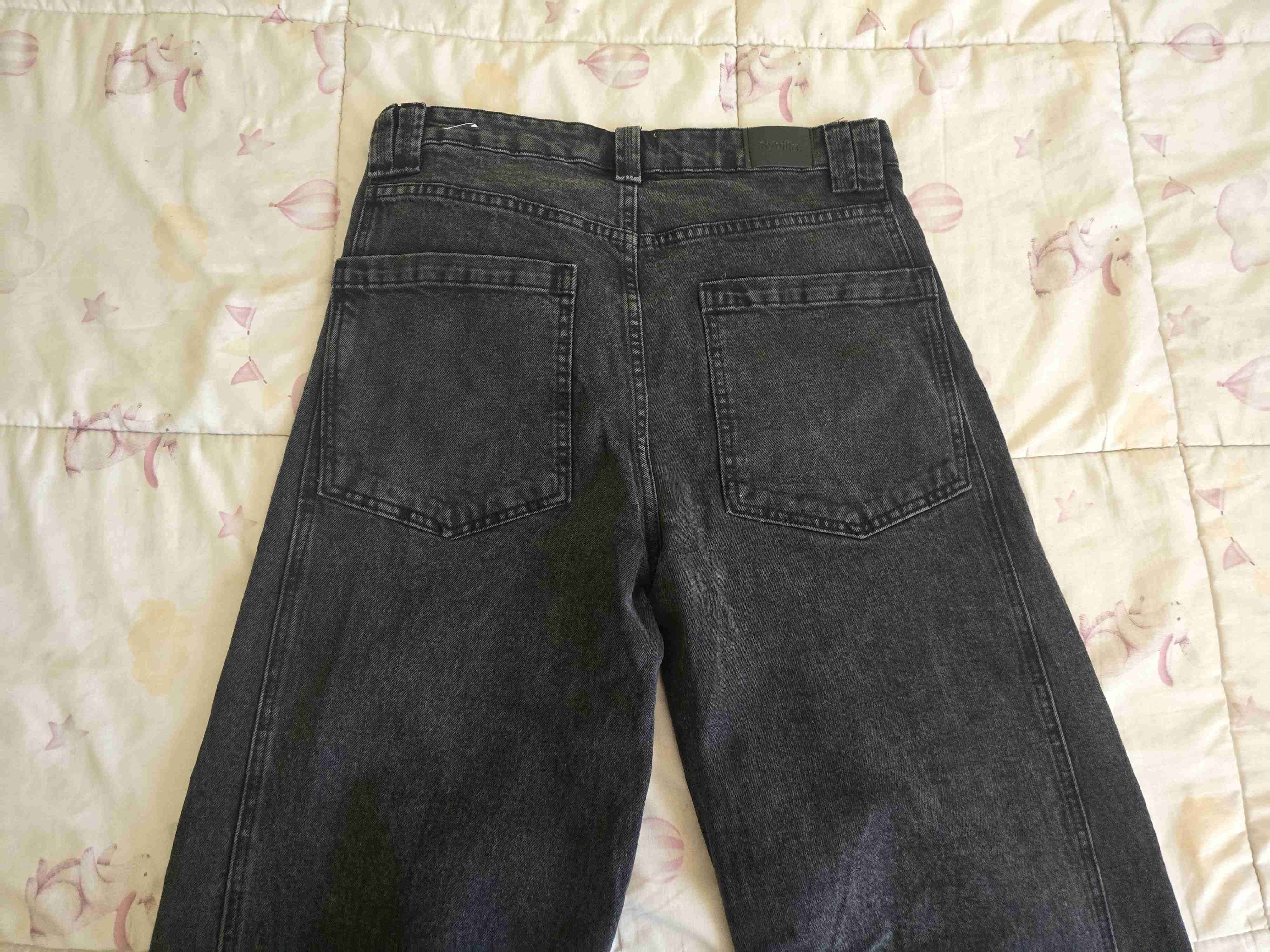 Jeans Baggy  Americanino negros con cinturón - miniatura 5