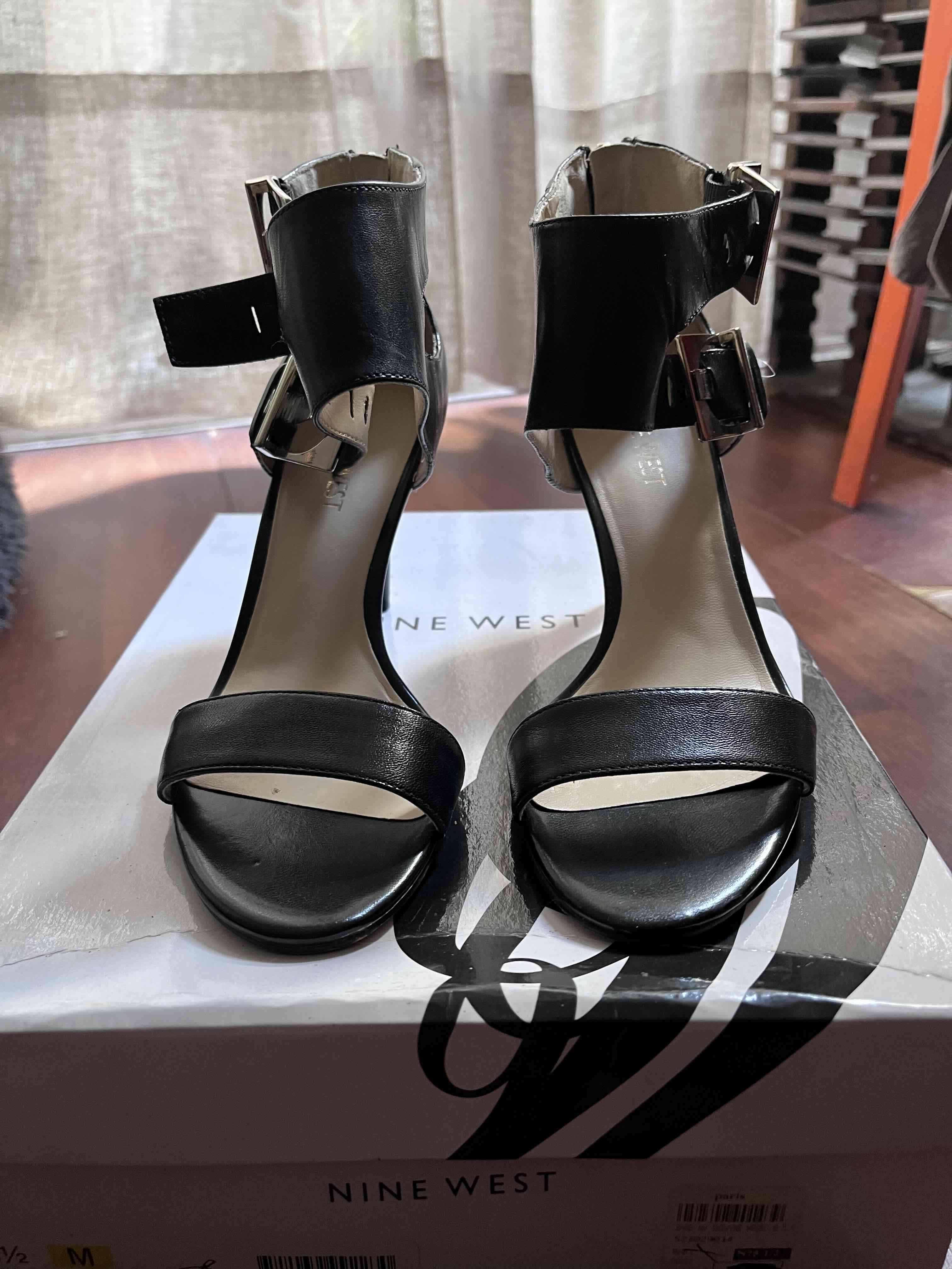 Tacones negros Nine West - miniatura 3