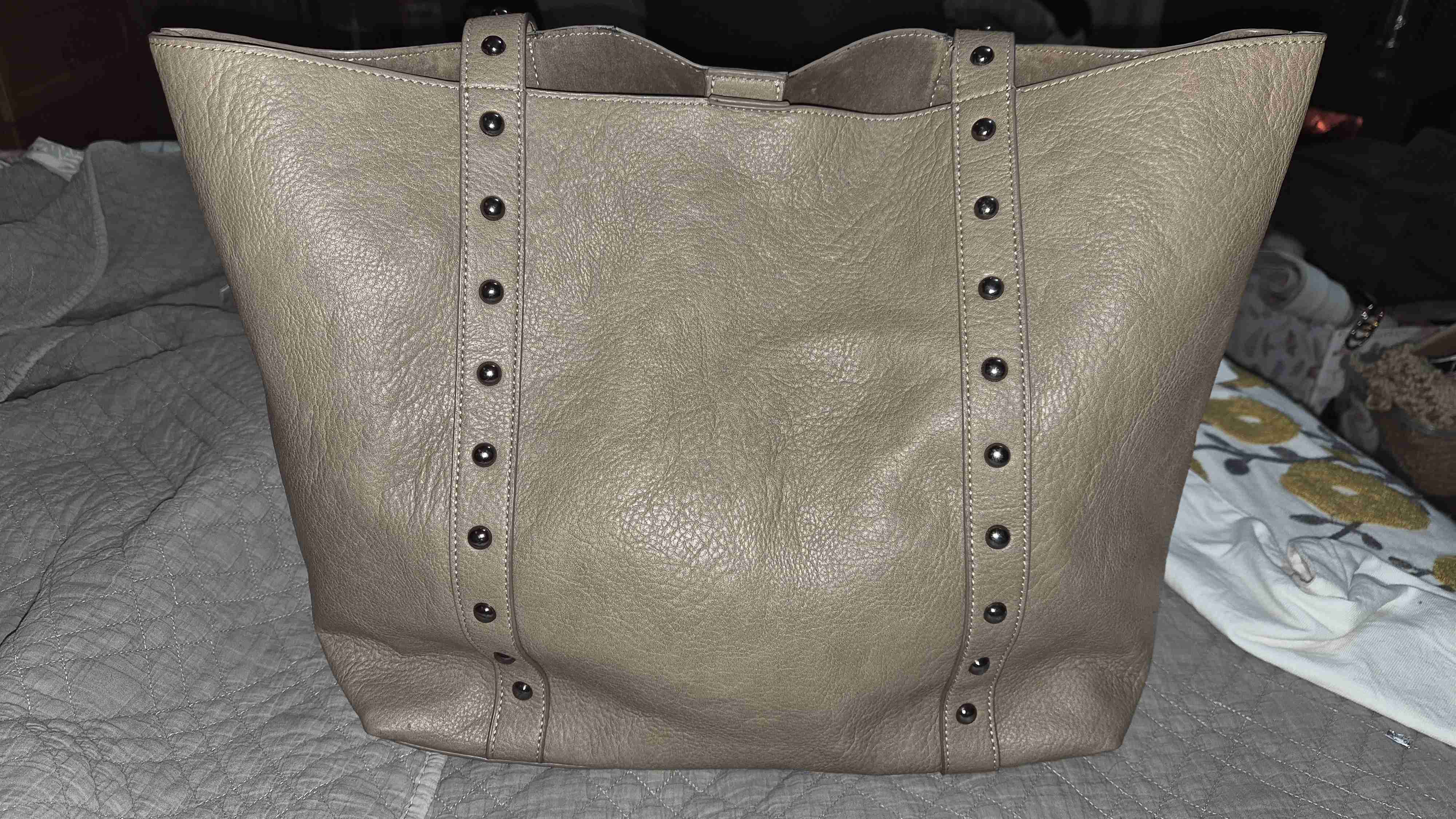 Bolso tote de simil cuero beige Americanino - miniatura 2