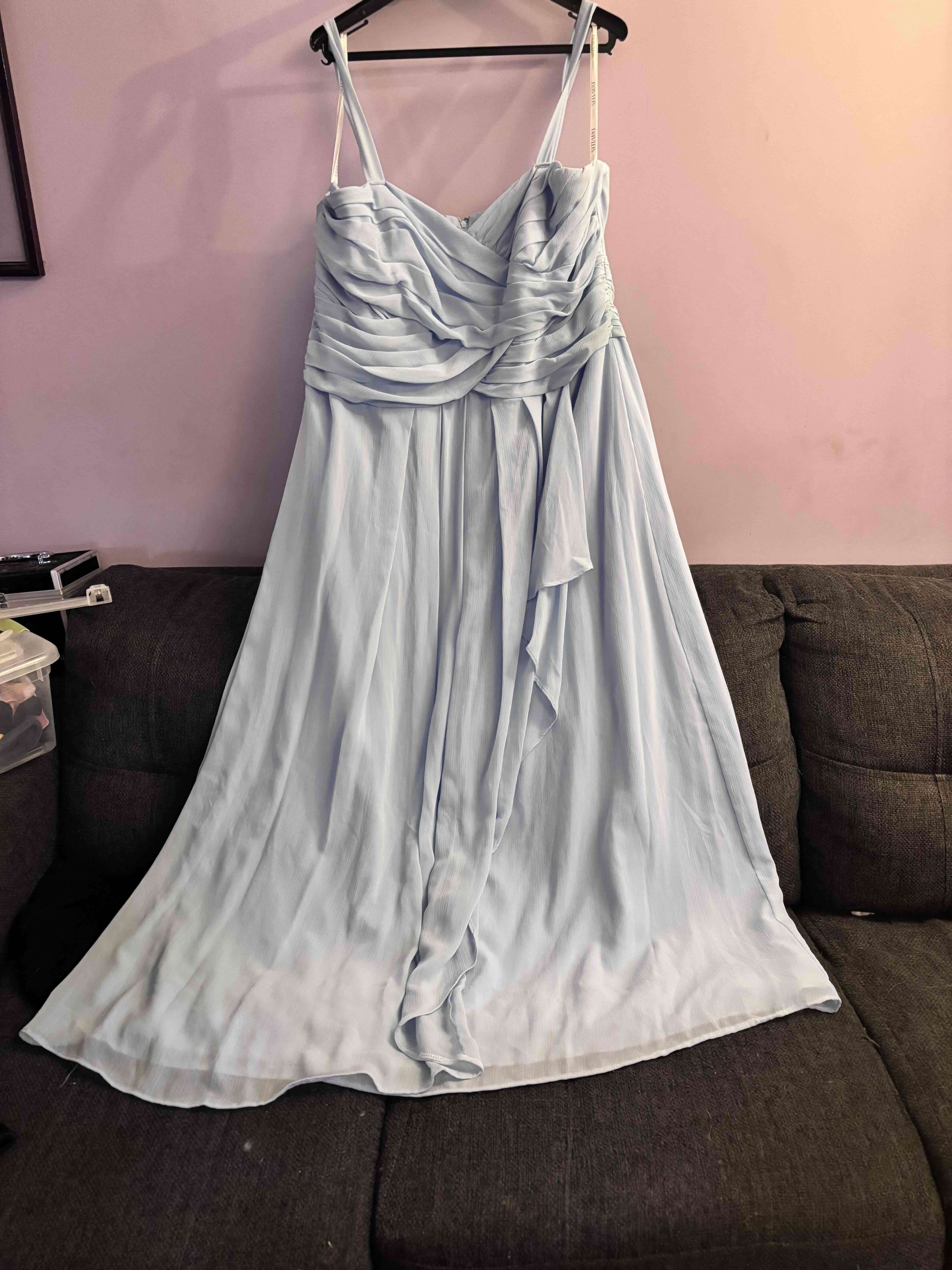 Vestido largo rosa elegante - miniatura 2