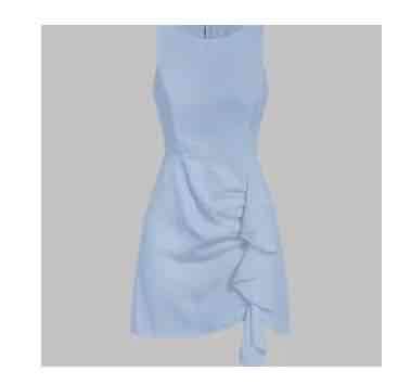 Vestido azul claro elegante