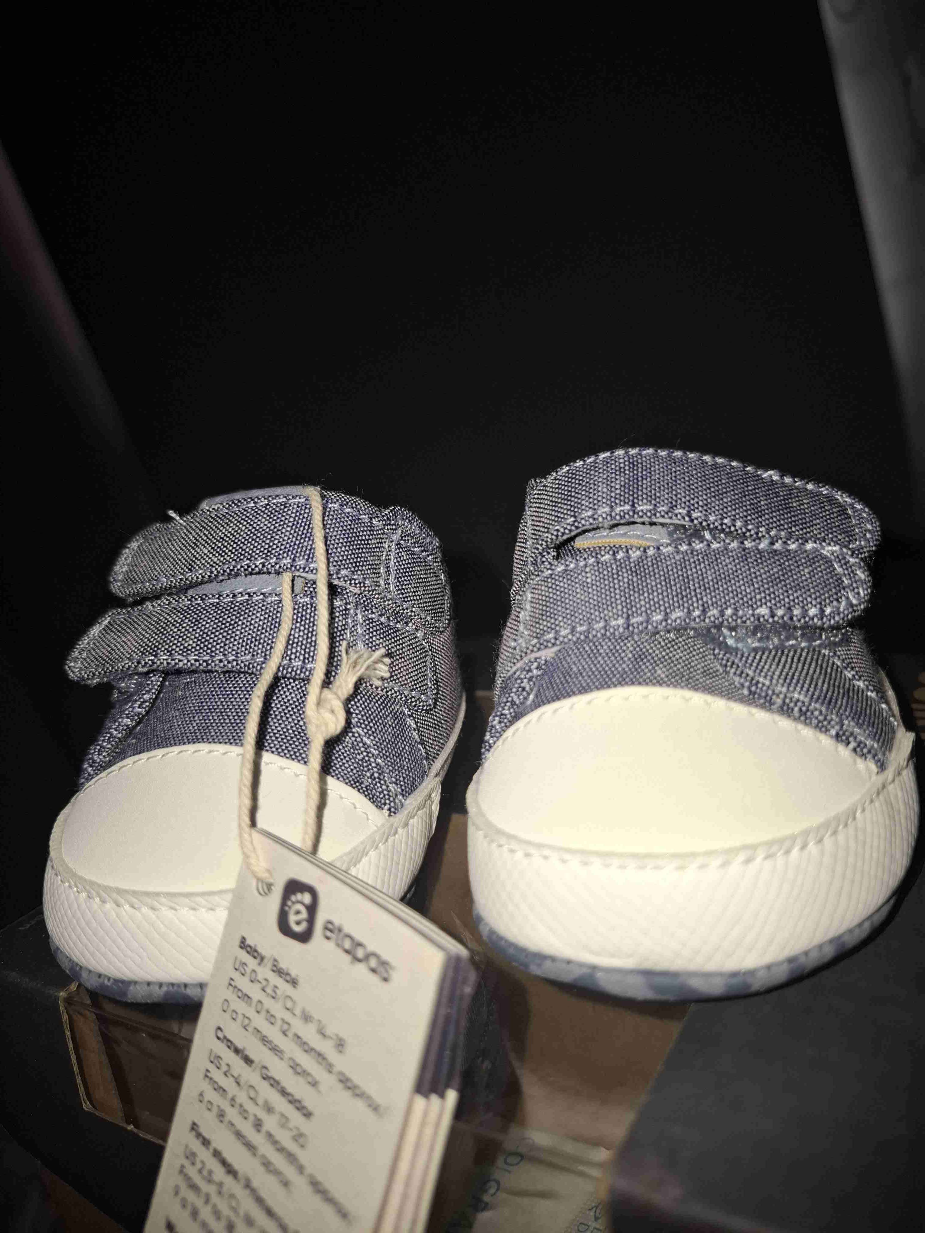 Zapatos de bebé Colloky azul - miniatura 2