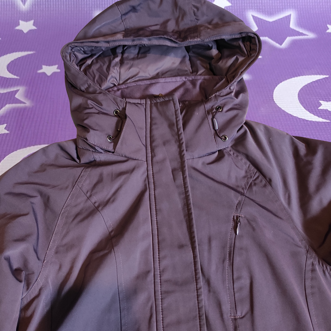Chaqueta Latitude morada con capucha - miniatura 3