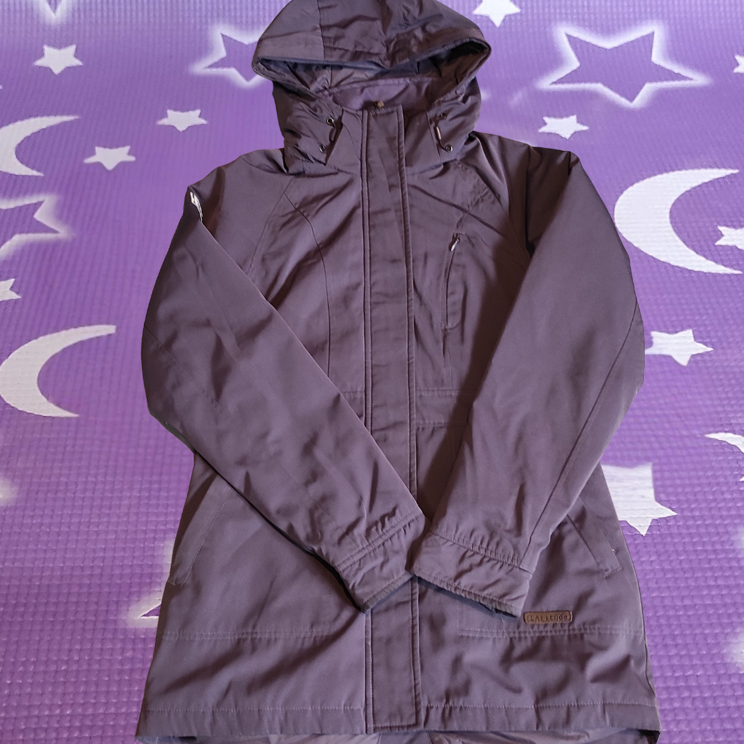 Chaqueta Latitude morada con capucha - miniatura 4