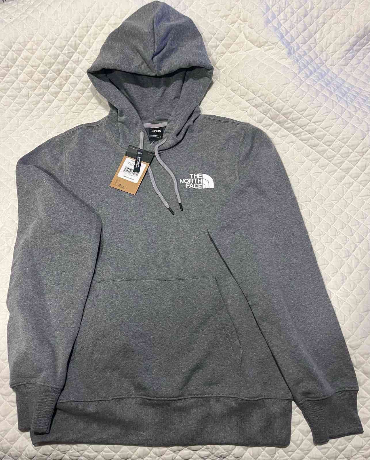 Polerón gris The North Face talla M - miniatura 1