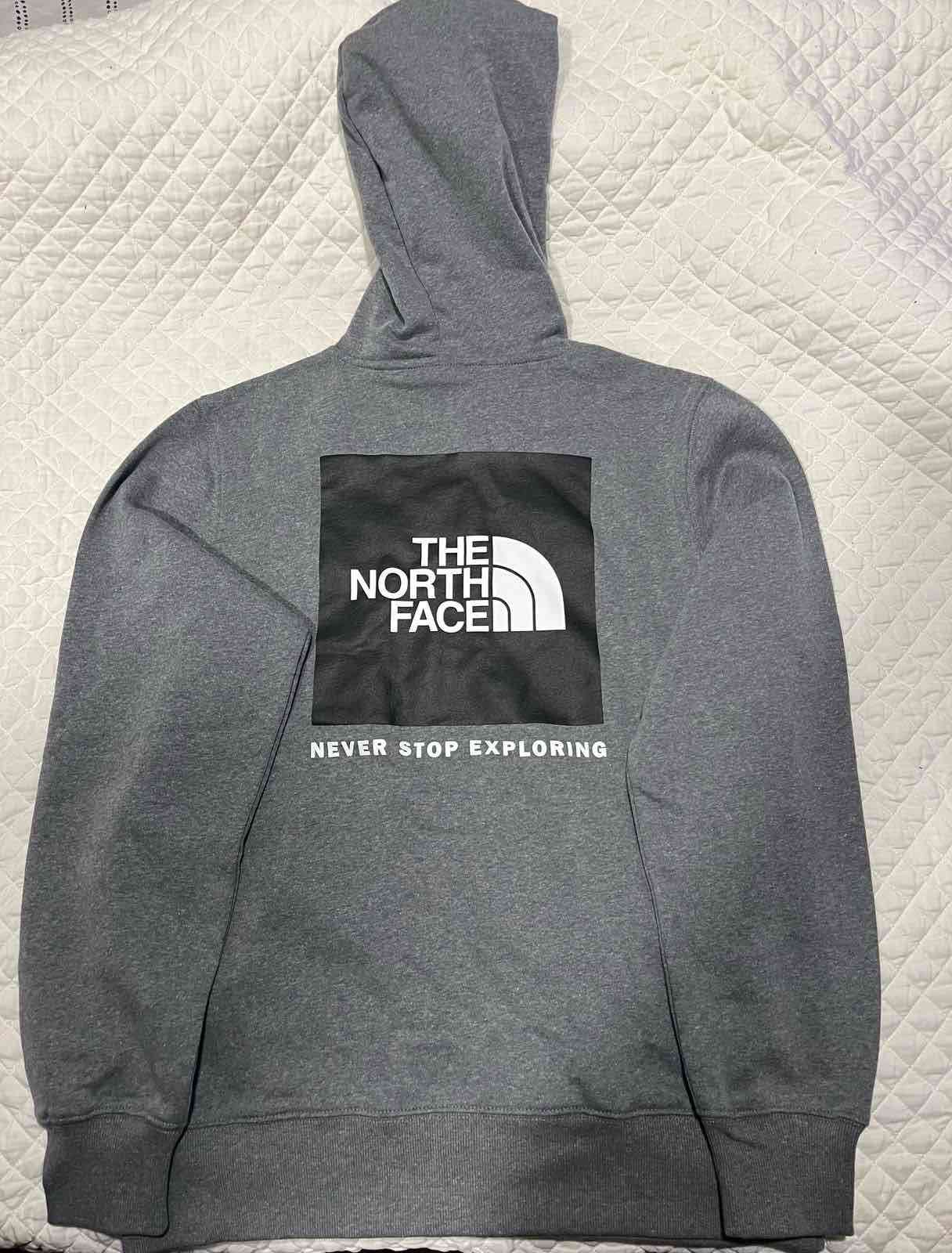 Polerón gris The North Face talla M - miniatura 2