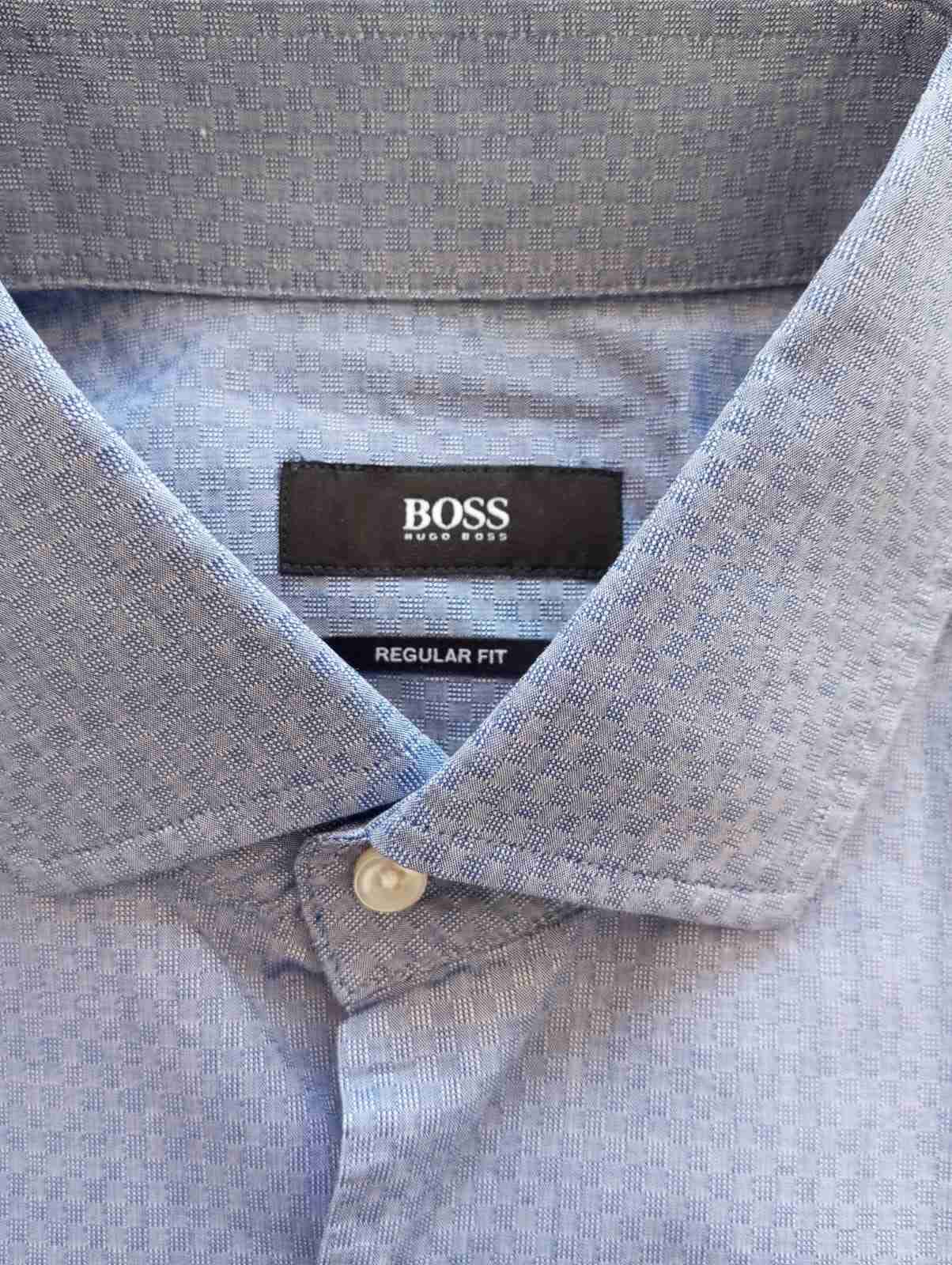 Camisa formal azul hombre - miniatura 2