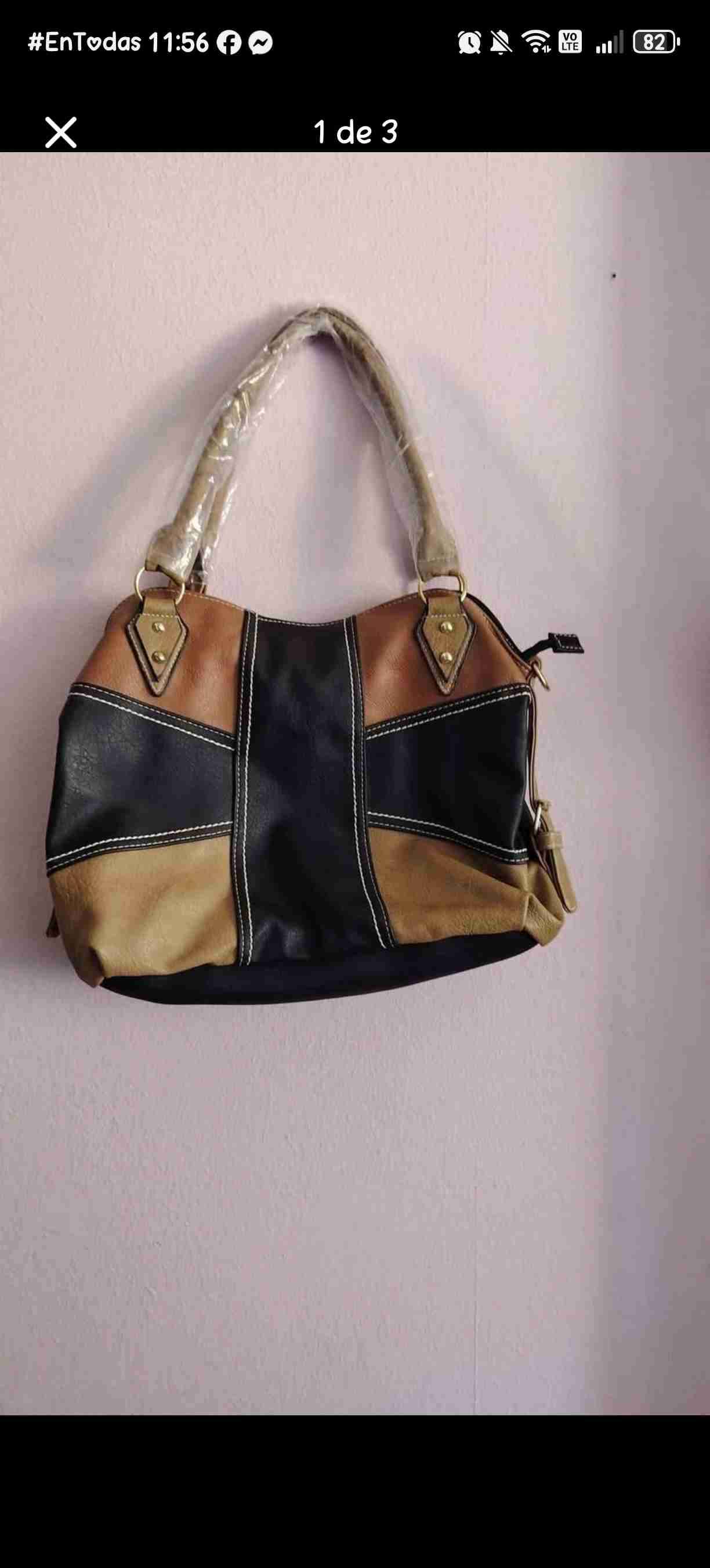 Bolso de mujer en dos tonos - miniatura 1