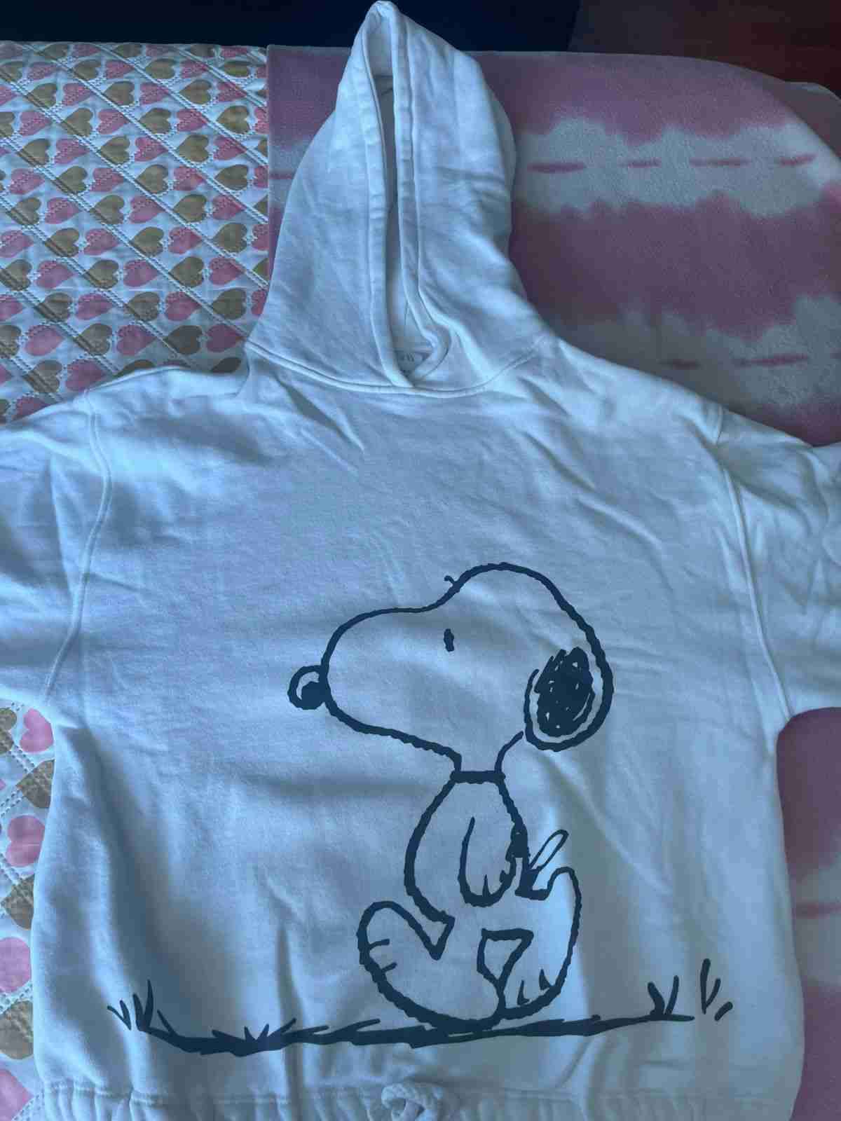 Polerón blanco con capucha de Snoopy - miniatura 1