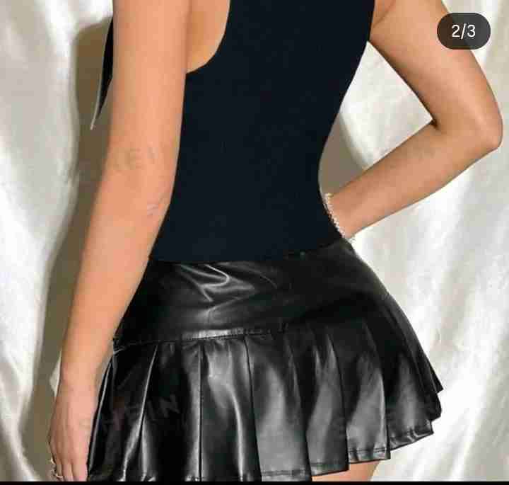 Chaleco negro ajustado mujer - 2