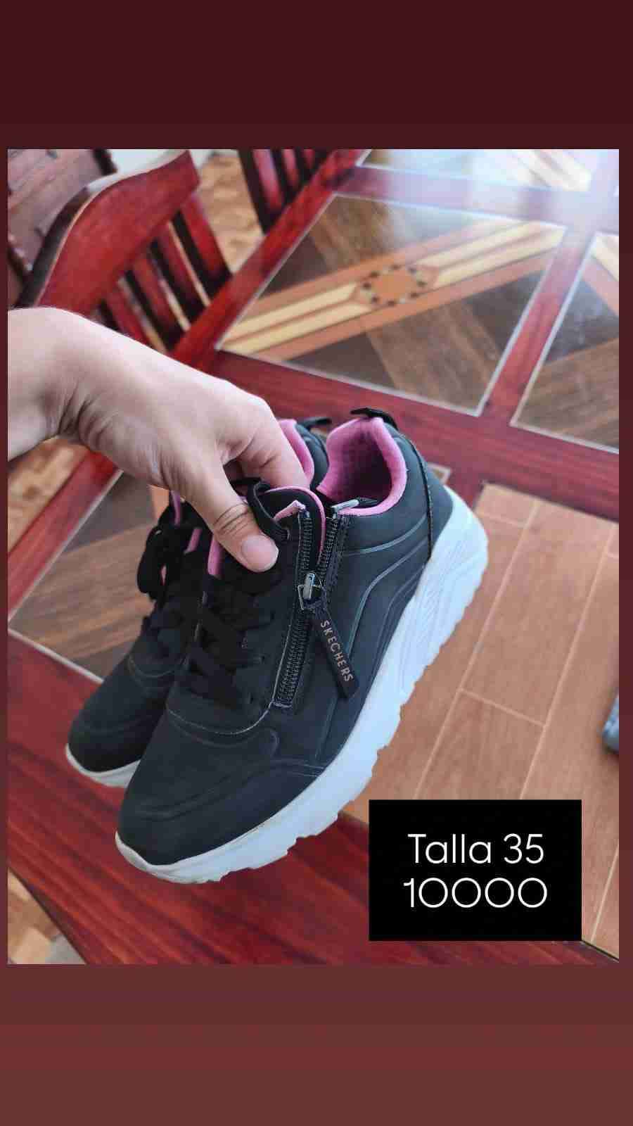 Zapatillas deportivas blancas coloridas - miniatura 3