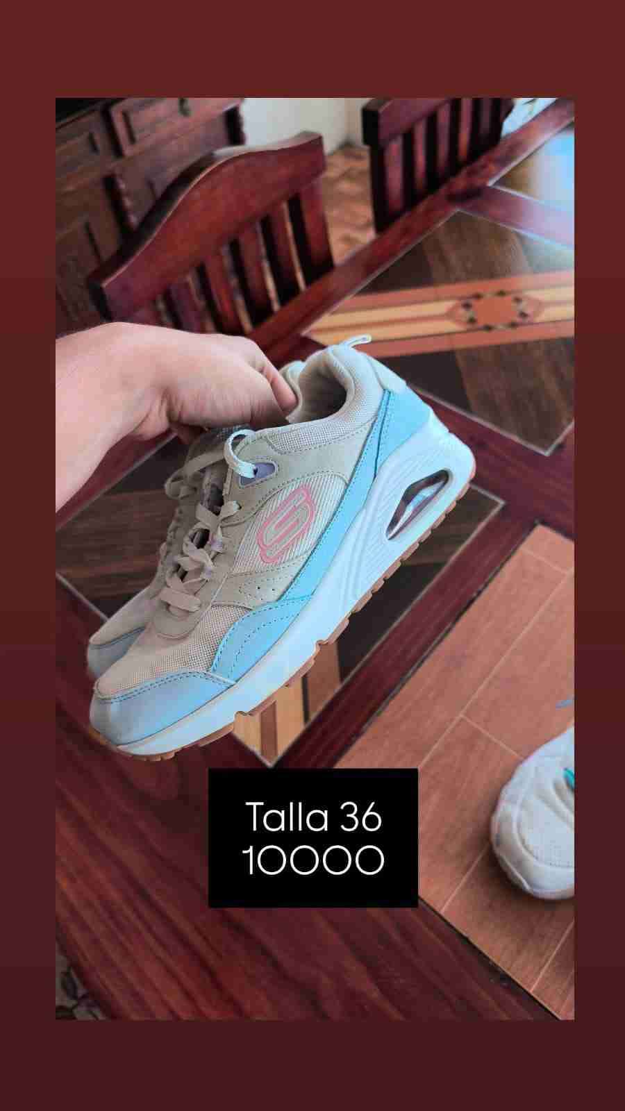 Zapatillas deportivas blancas coloridas - miniatura 4