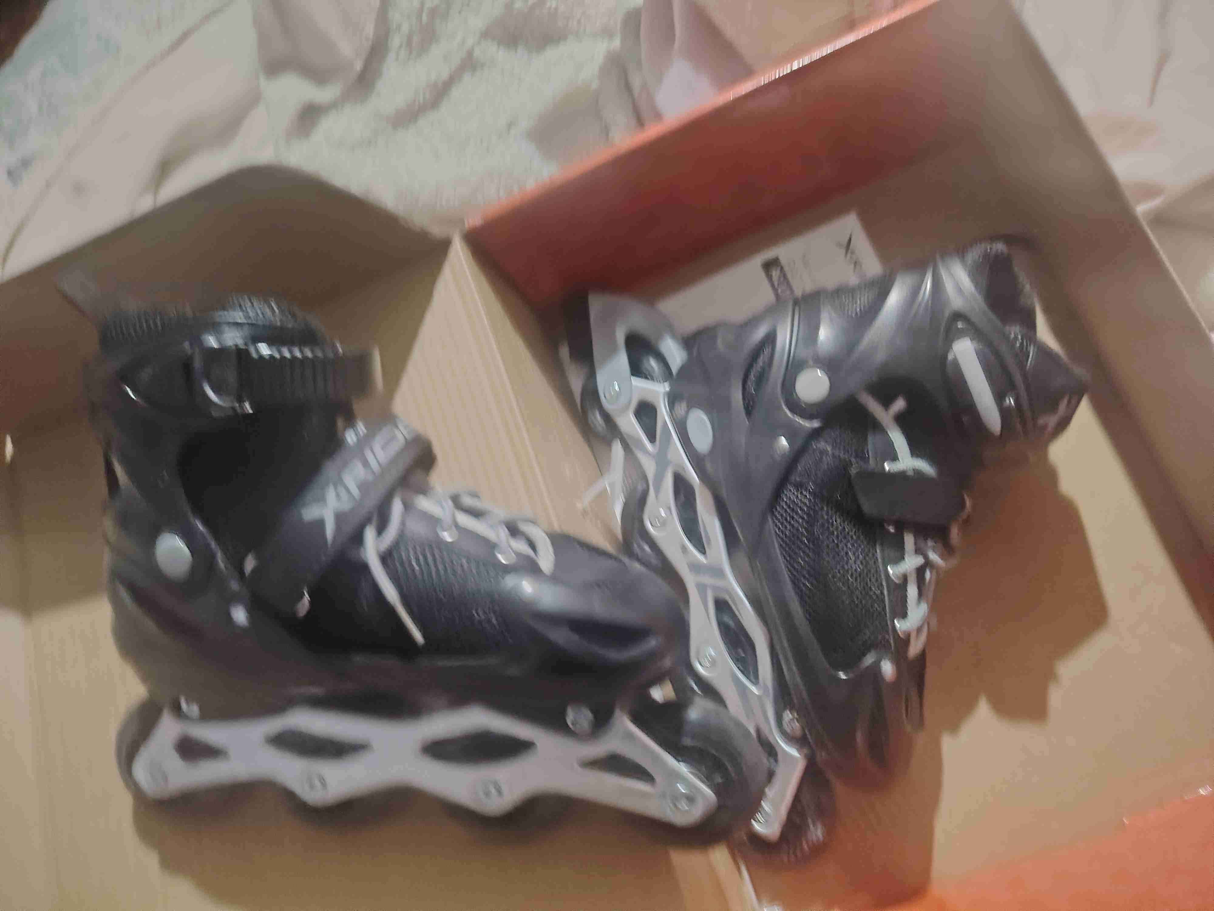 Patines en línea negros X-Ride - miniatura 4