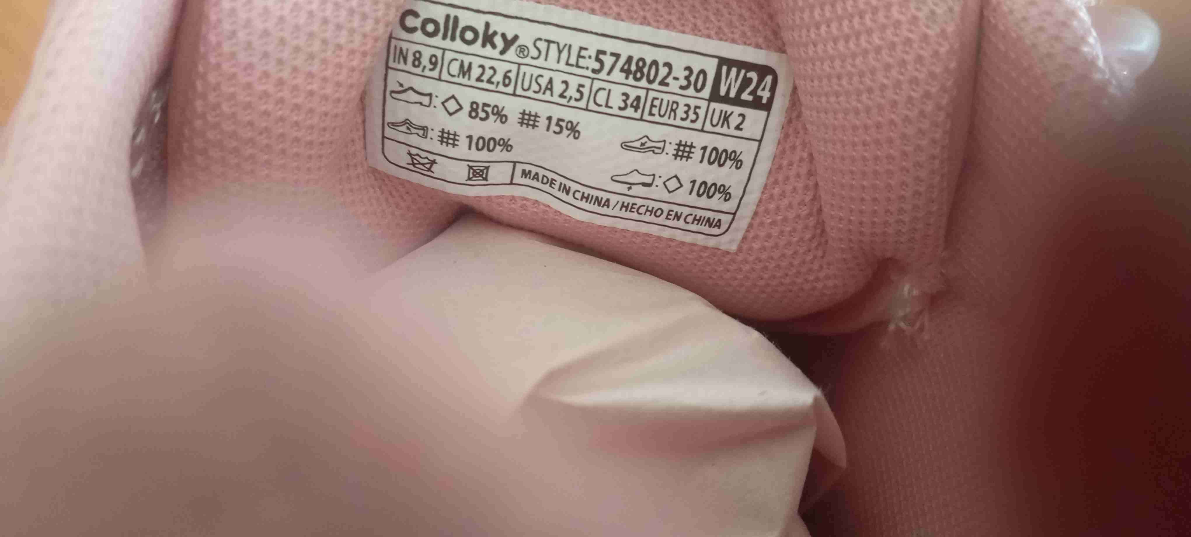 Zapatillas rosadas colloky talla 34 - miniatura 6