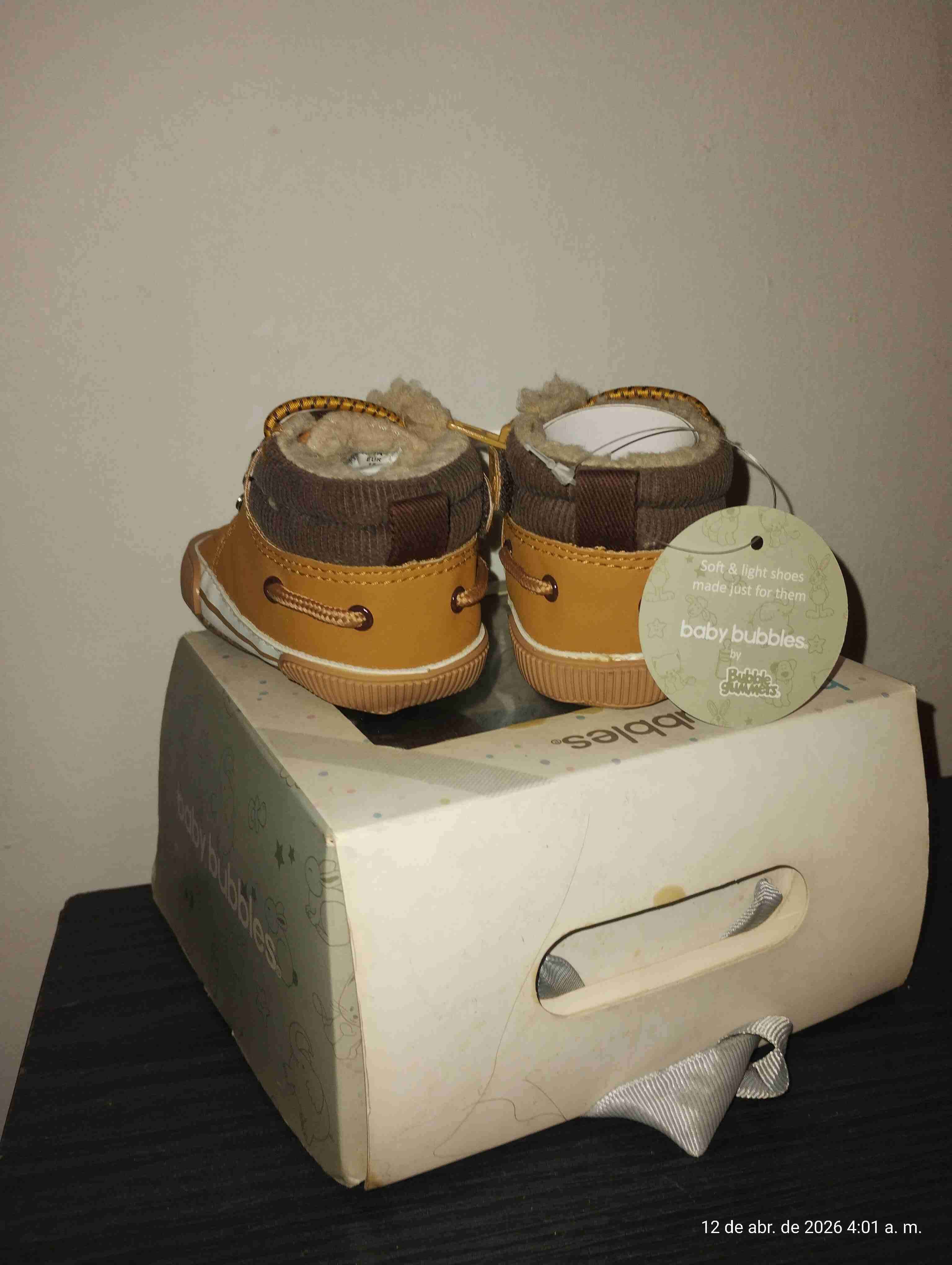 Botines bebé marrón Baby Bubbles - miniatura 2