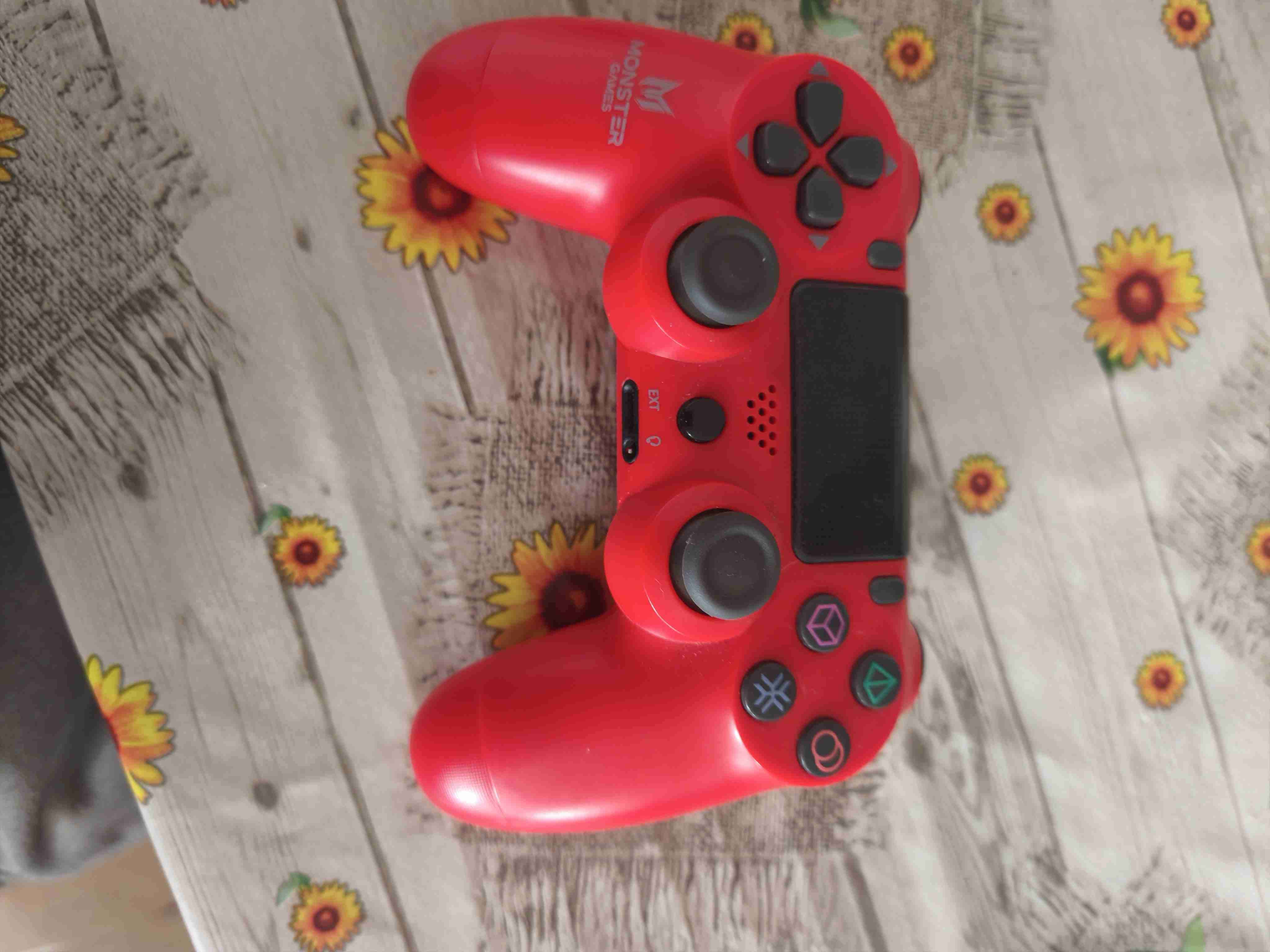 Control PS4 rojo inalámbrico - miniatura 1