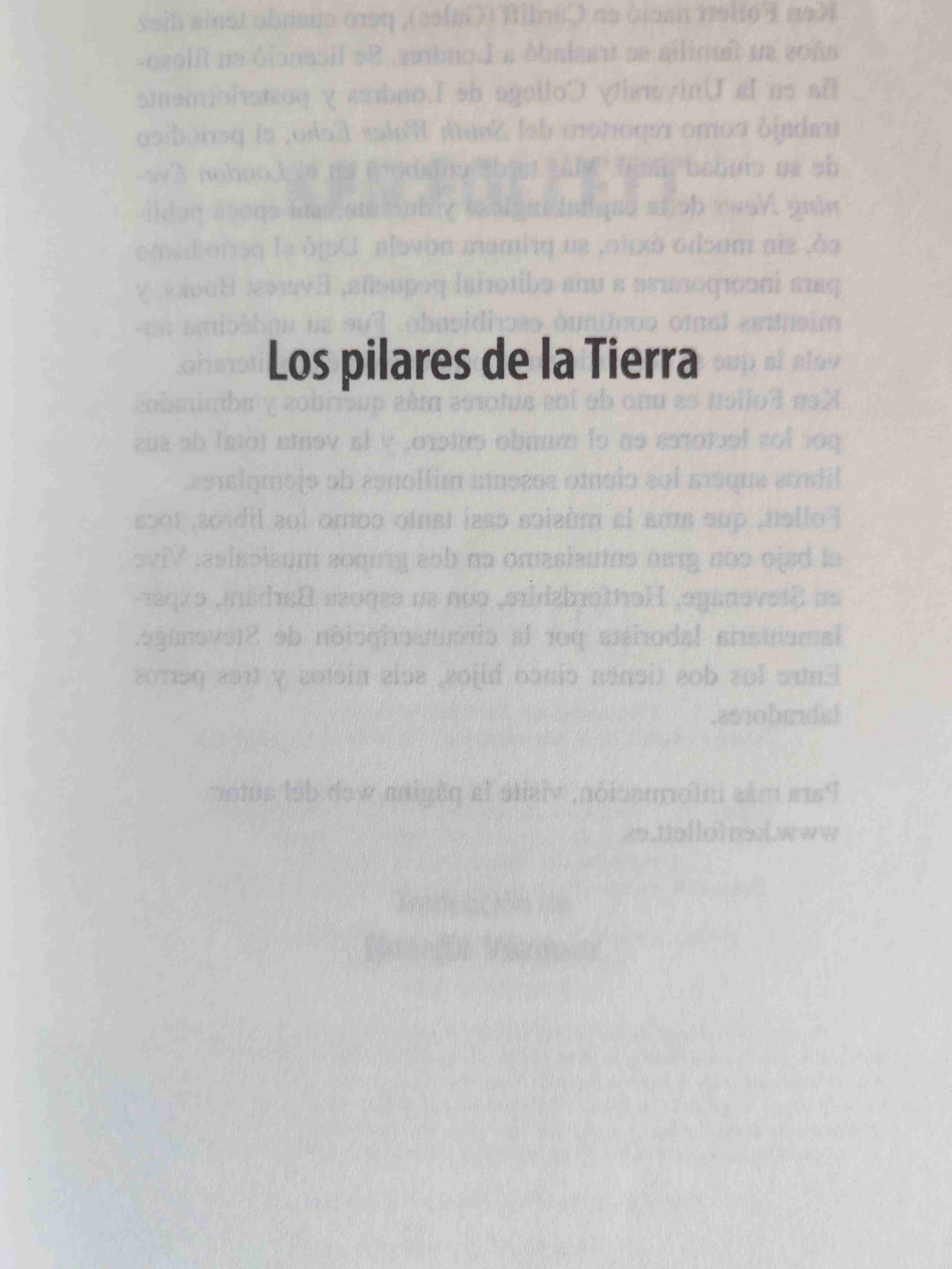 Libro 'Los Pilares de la Tierra' de Ken Follett - 4