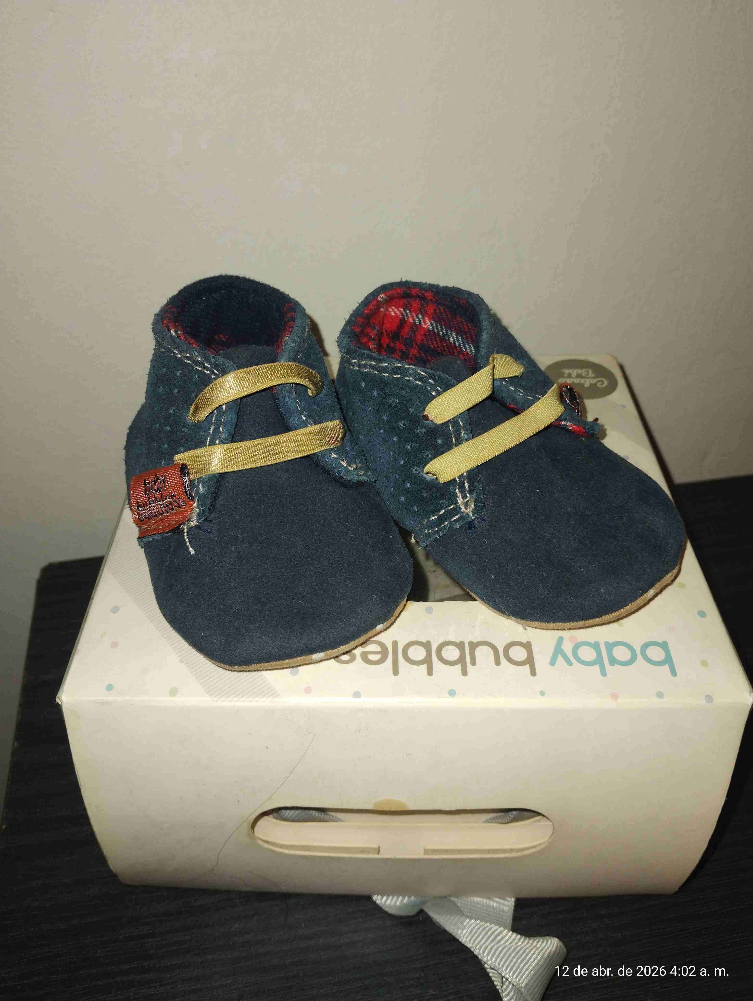 Zapatos de bebé azul marino