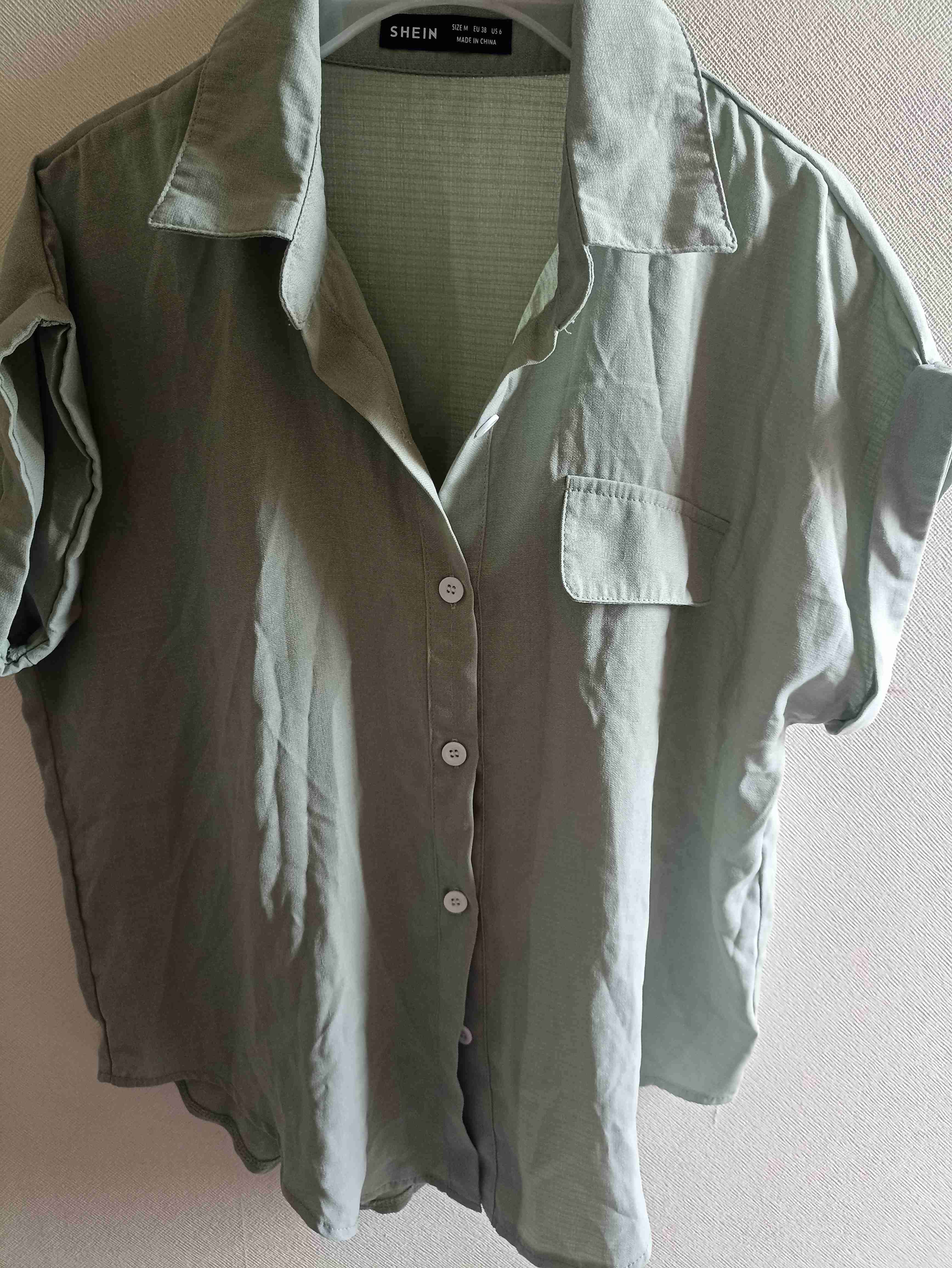 Camisa verde SHEIN de mujer - miniatura 2