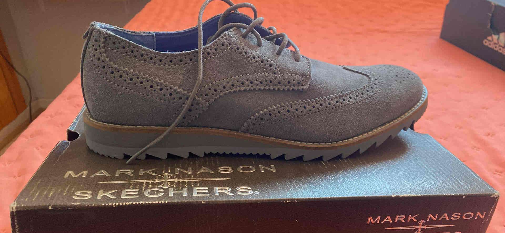 Zapatos de gamuza grises - miniatura 2