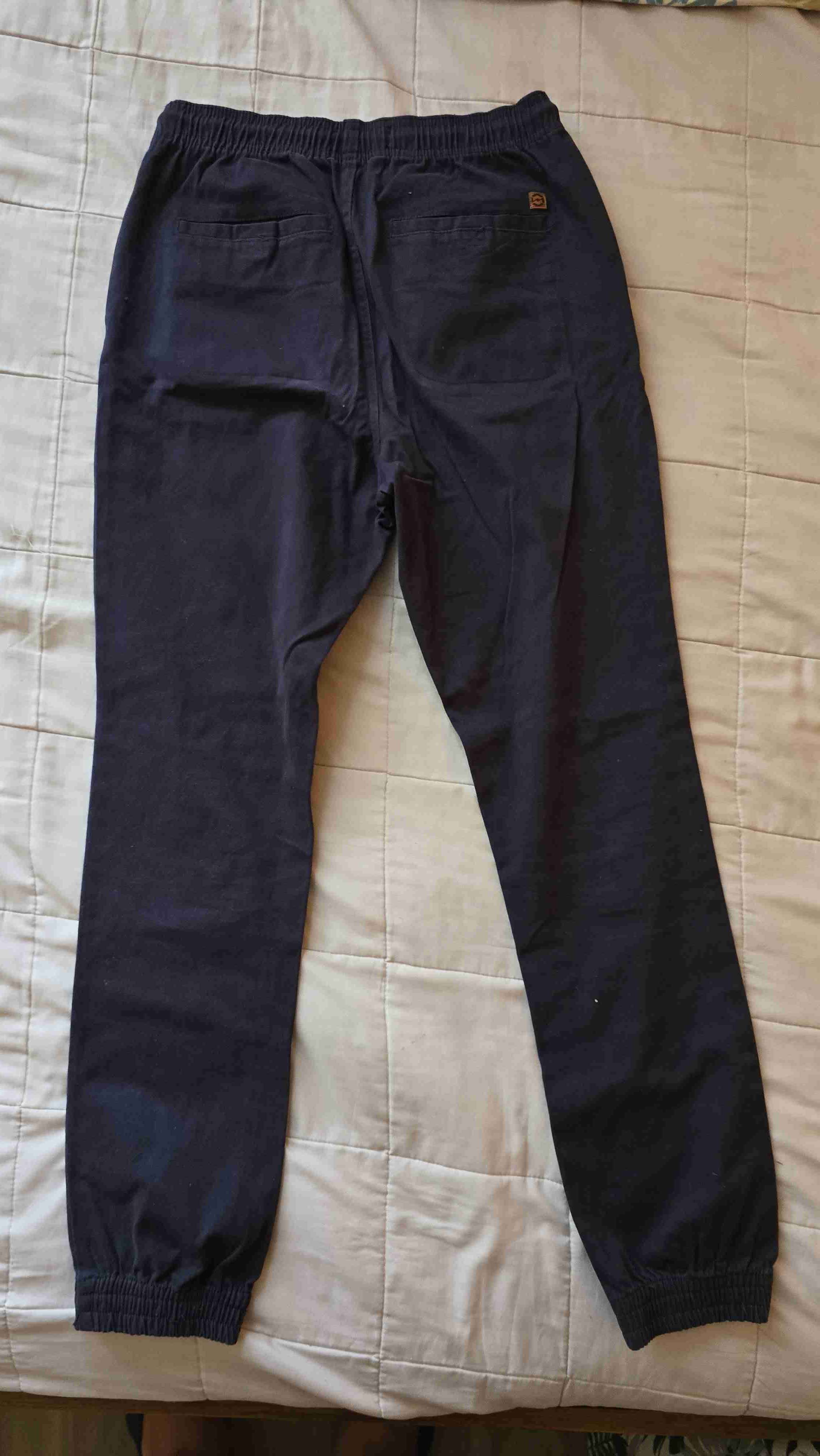 Pantalones negros con elástico Talla 40 - 3