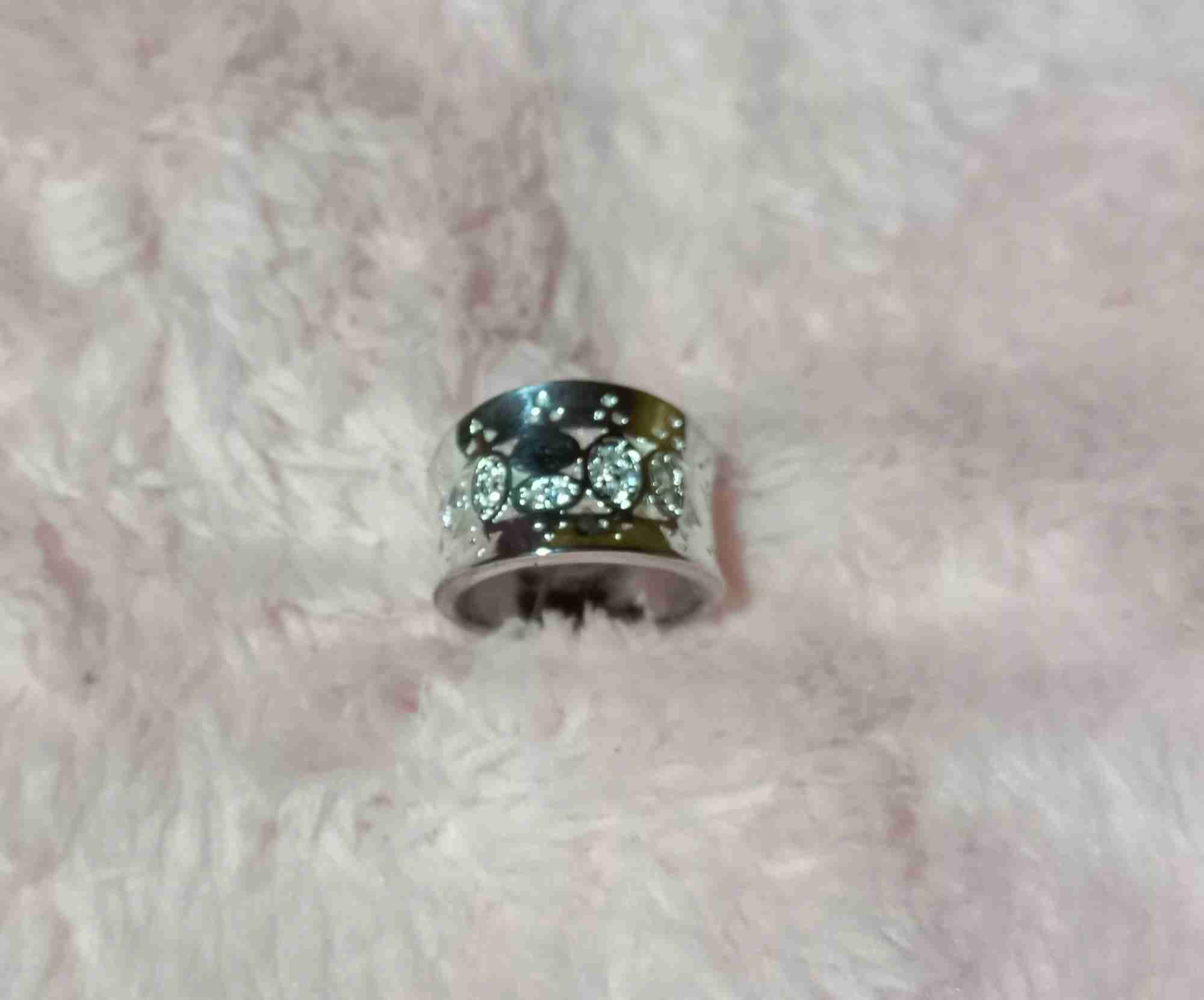 Anillo ancho plata 925 - miniatura 3