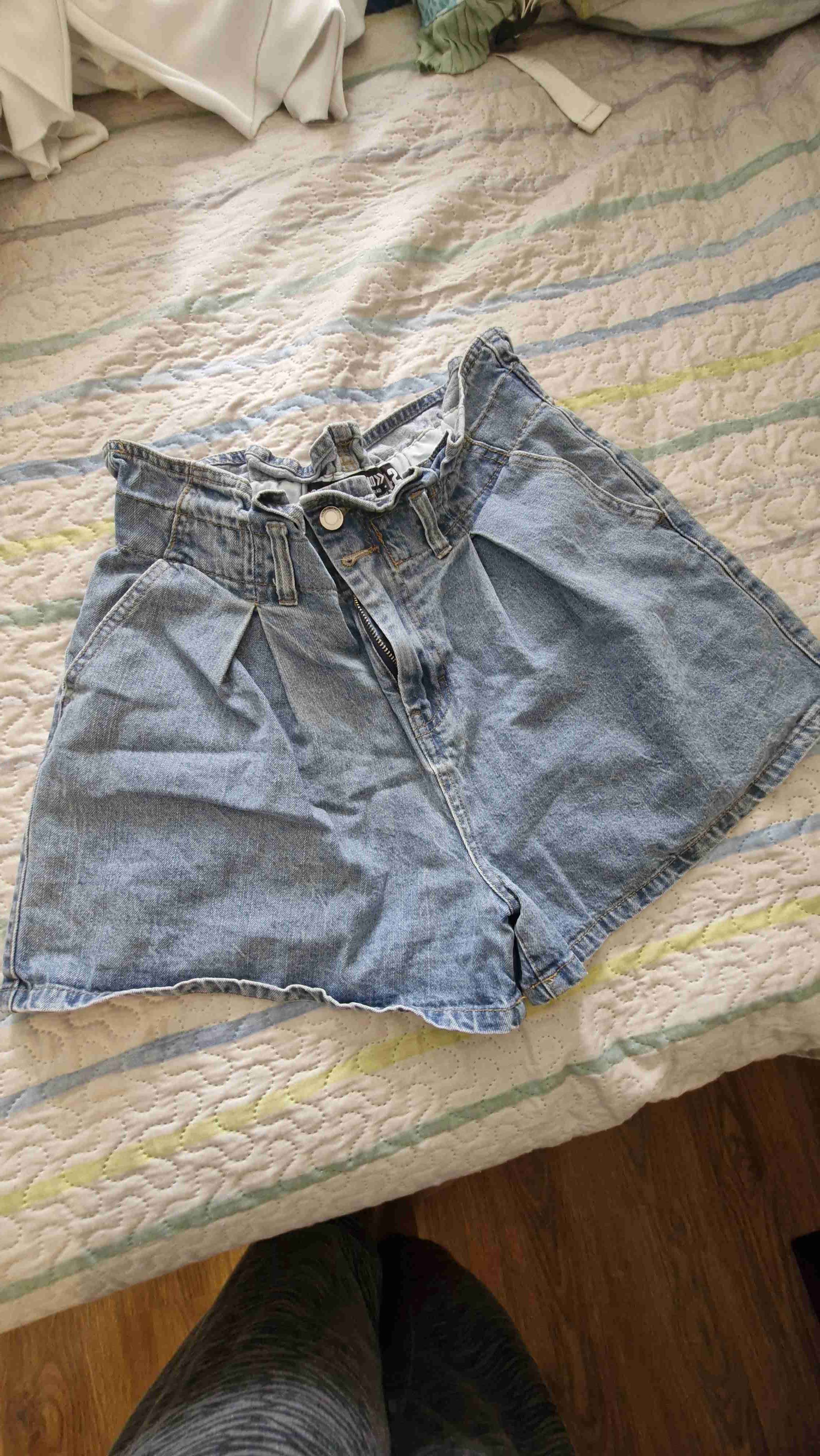 Shorts de mezclilla azul - 1