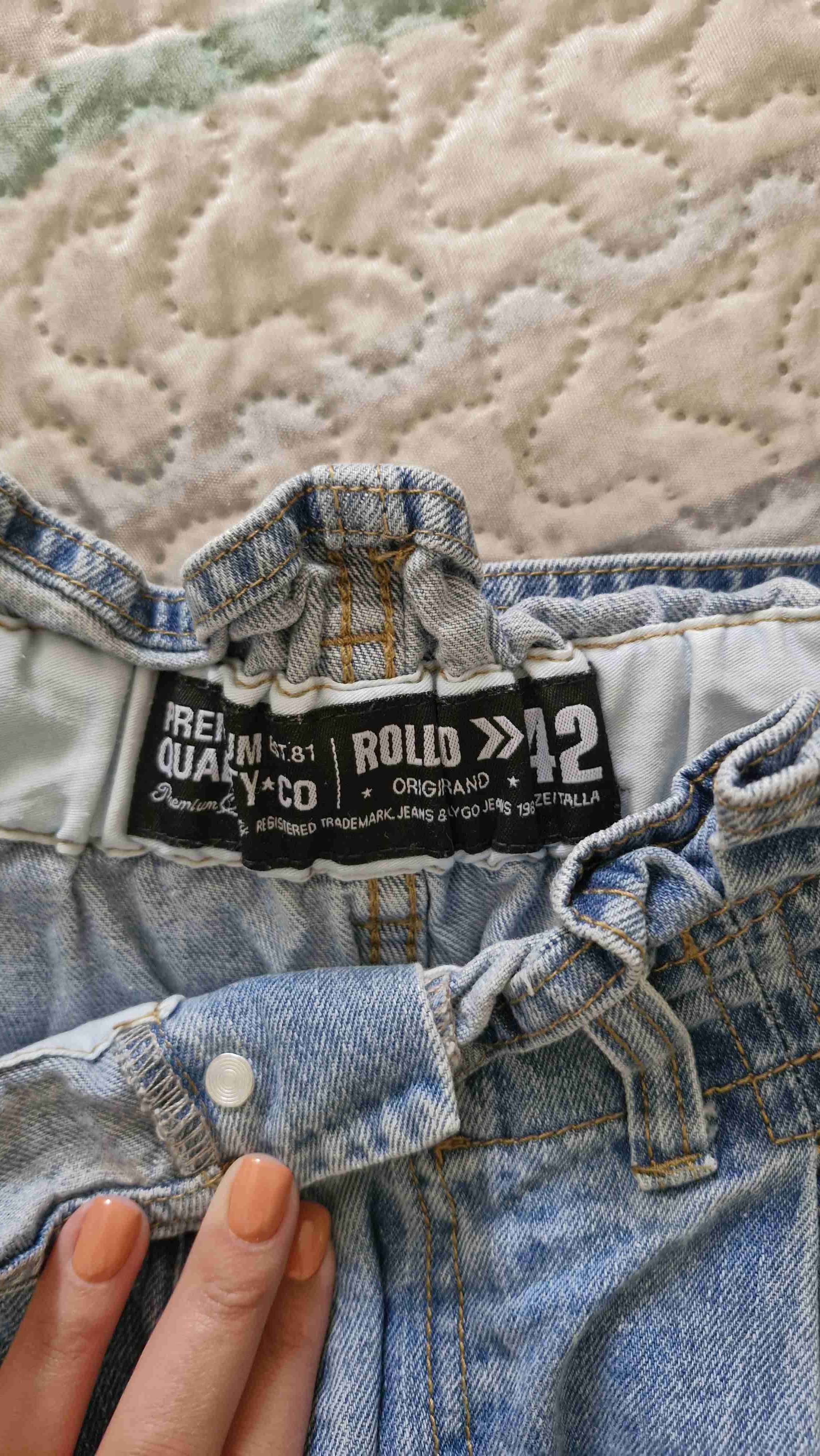 Shorts de mezclilla azul - 3