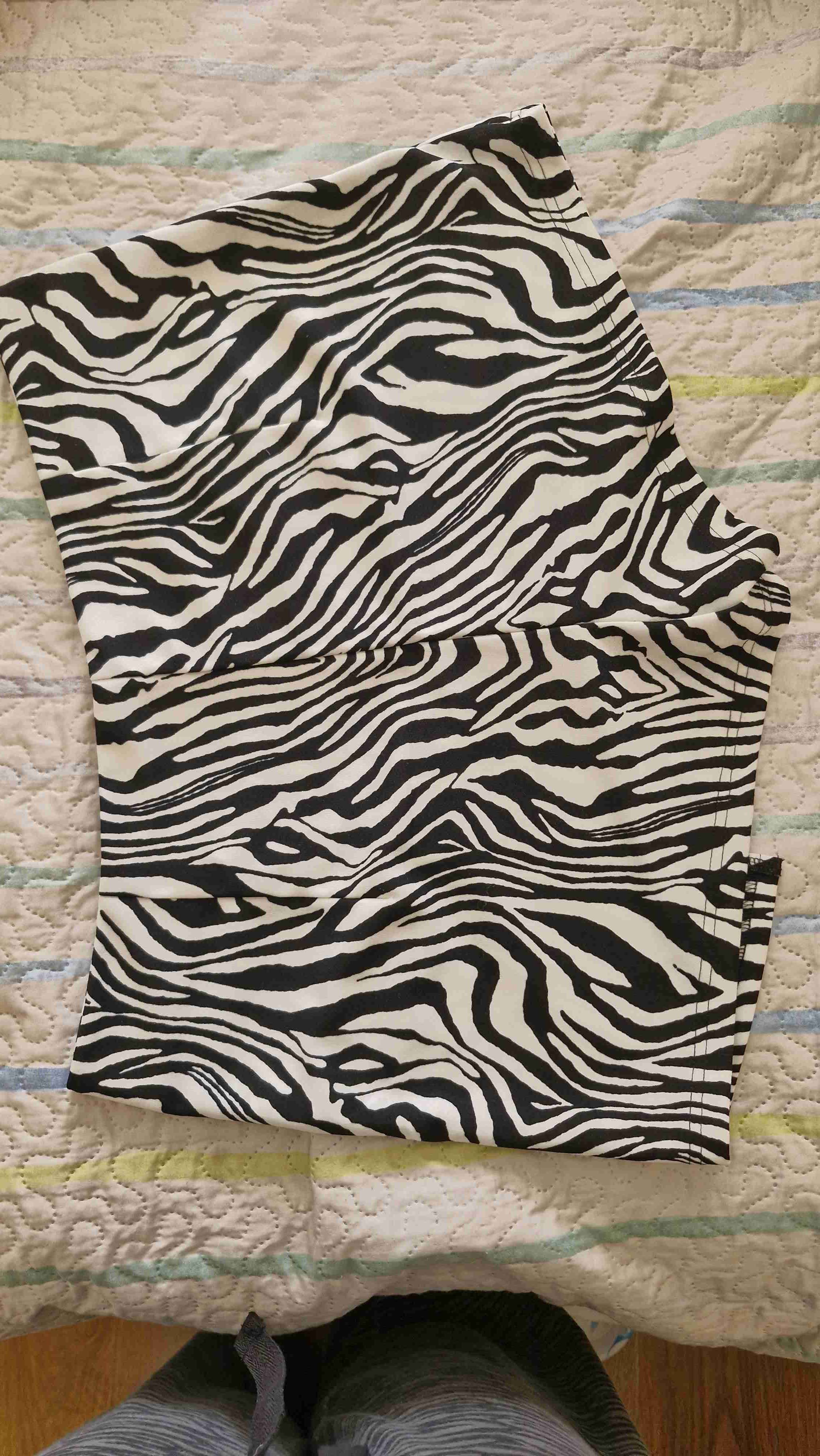 Falda short corta estampado cebra - 2