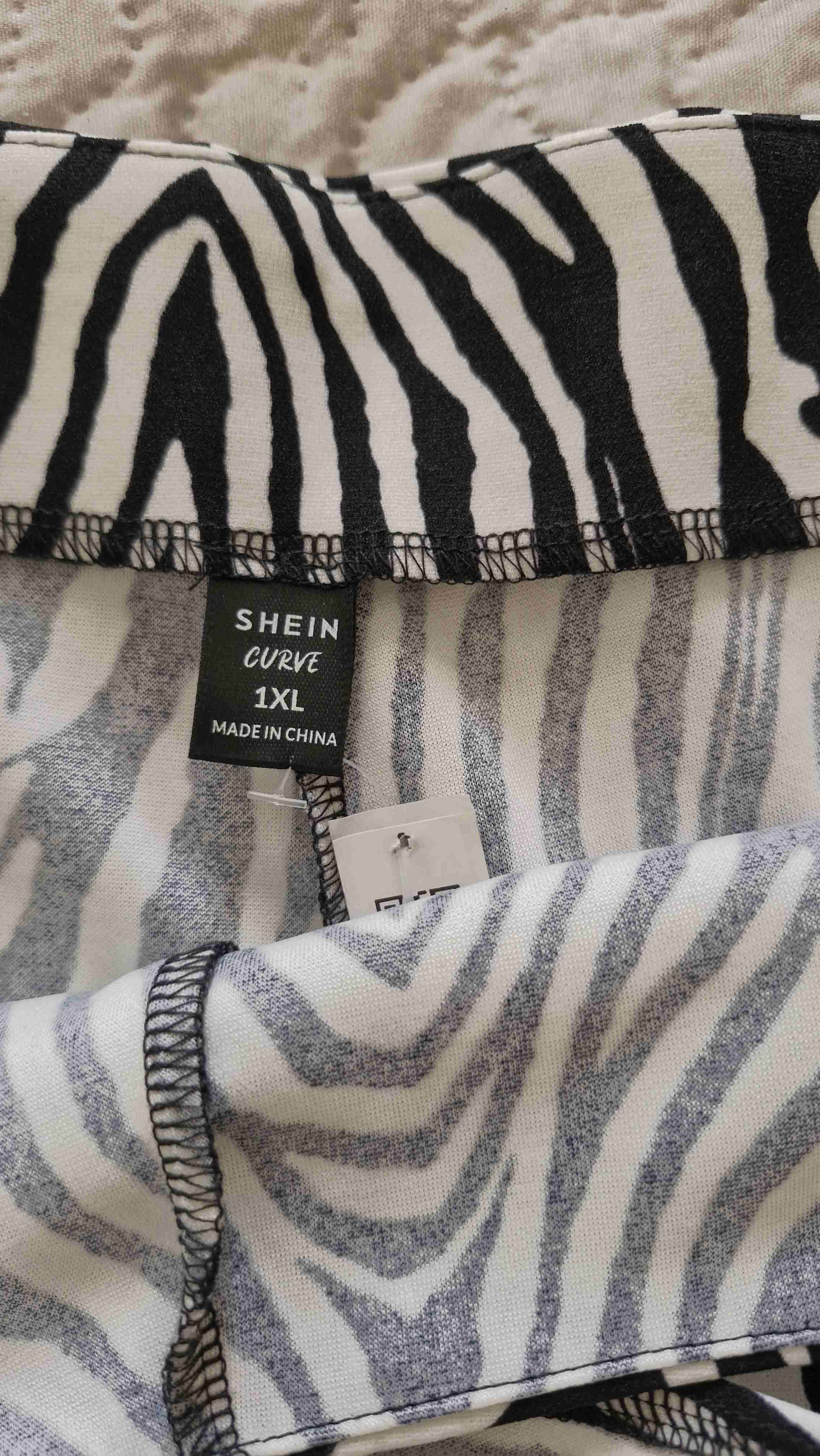 Falda short corta estampado cebra - 3