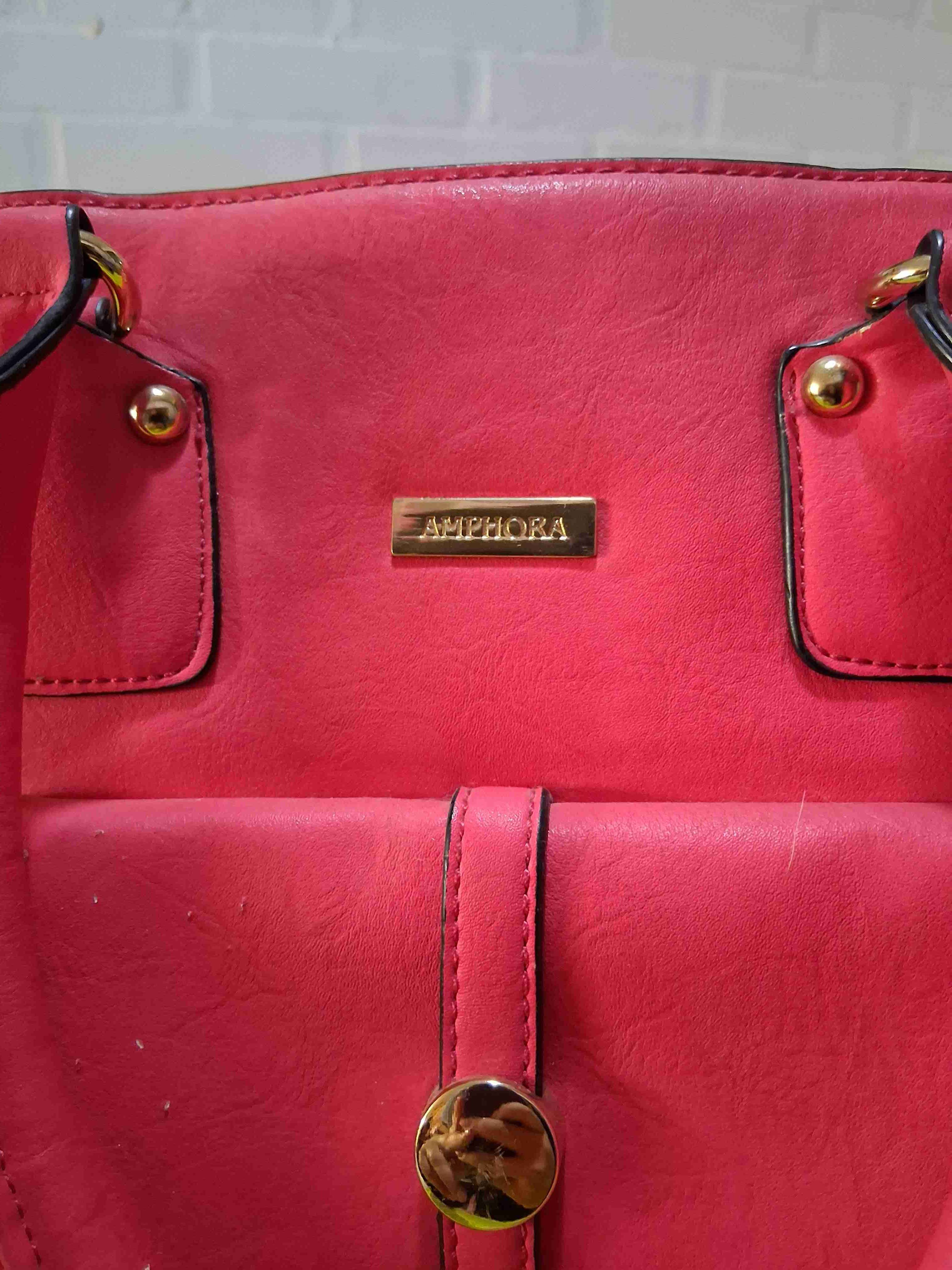 Cartera Amphora roja de mano - 2