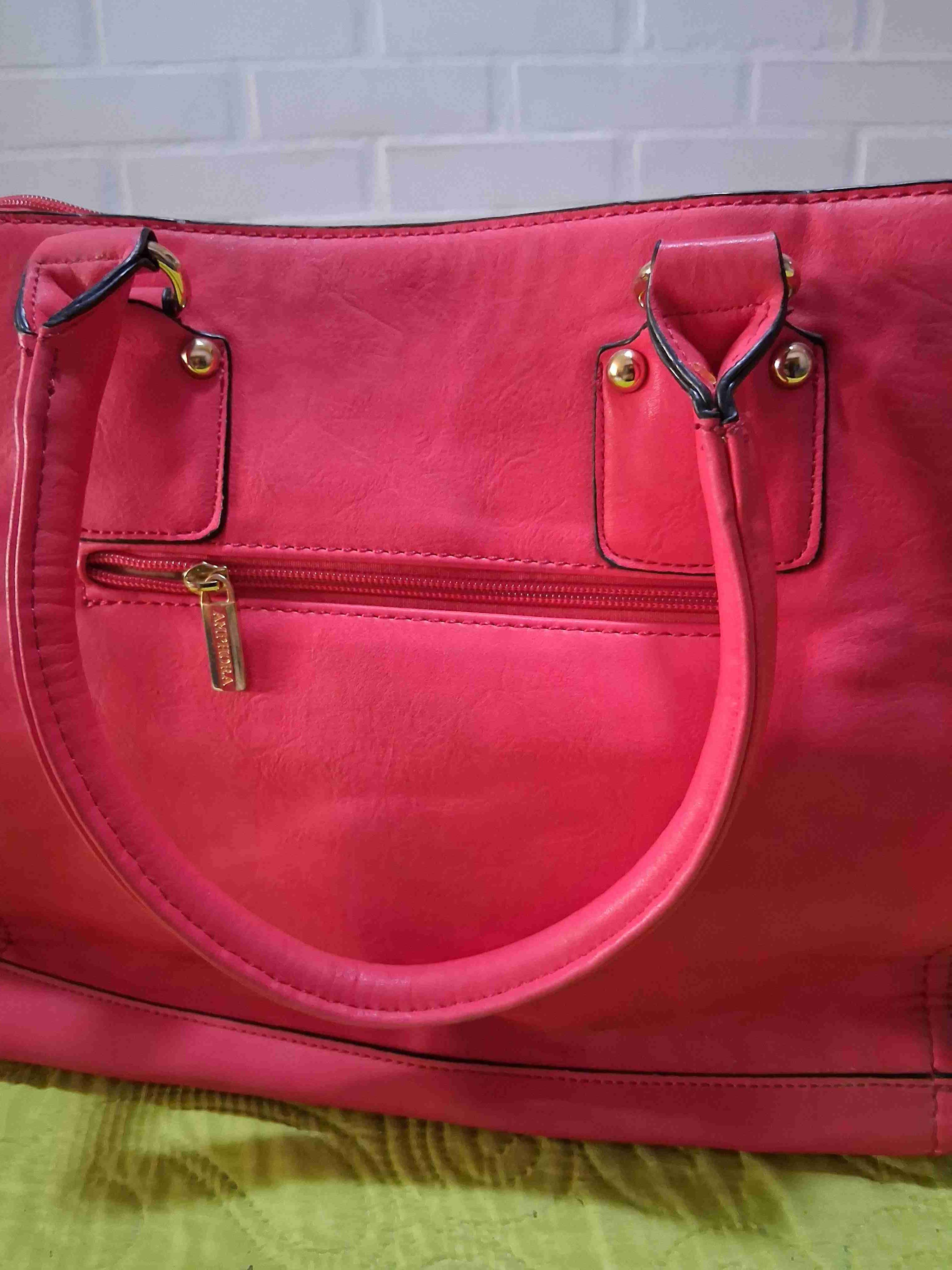 Cartera Amphora roja de mano - 3