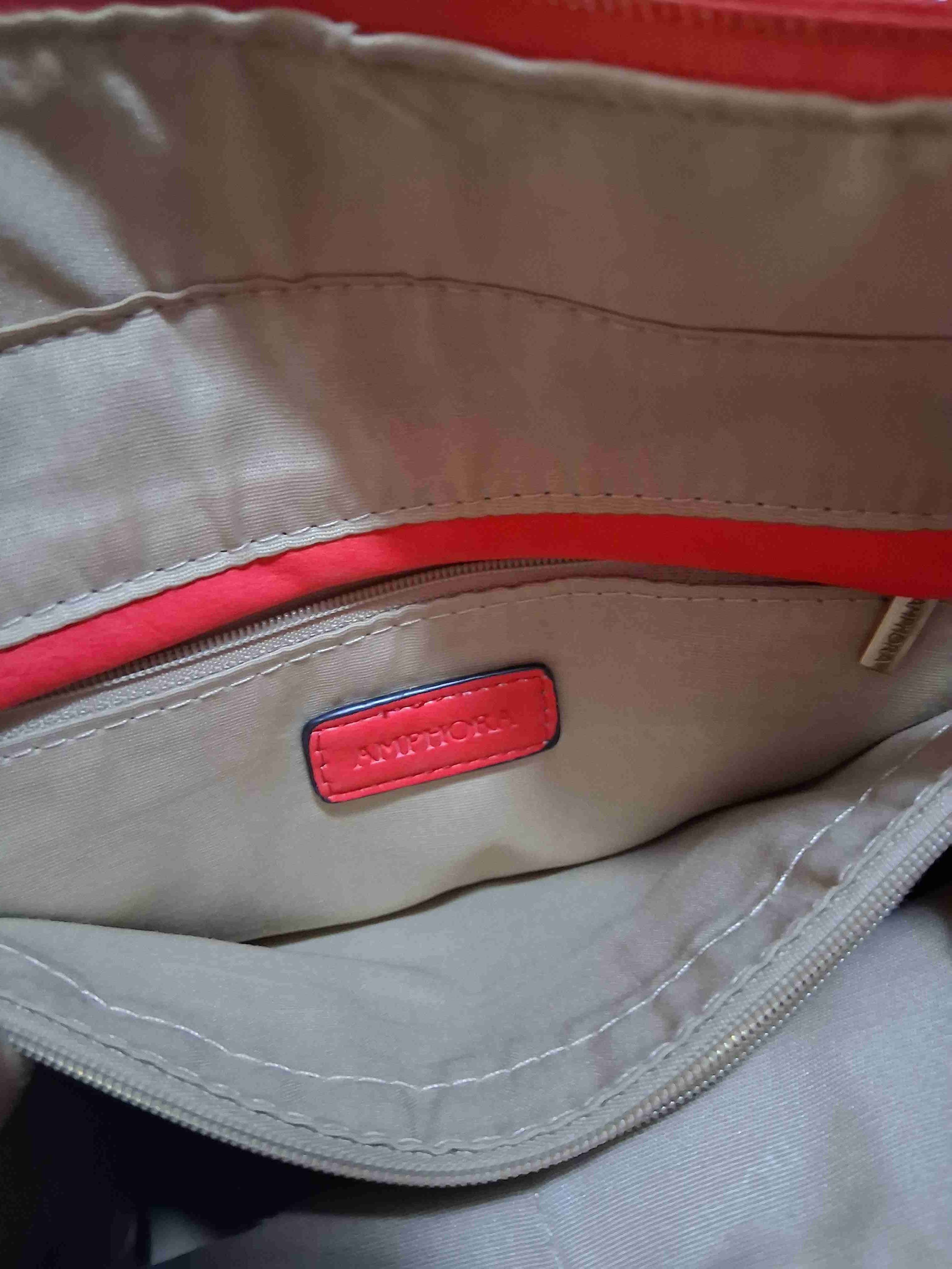 Cartera Amphora roja de mano - 5