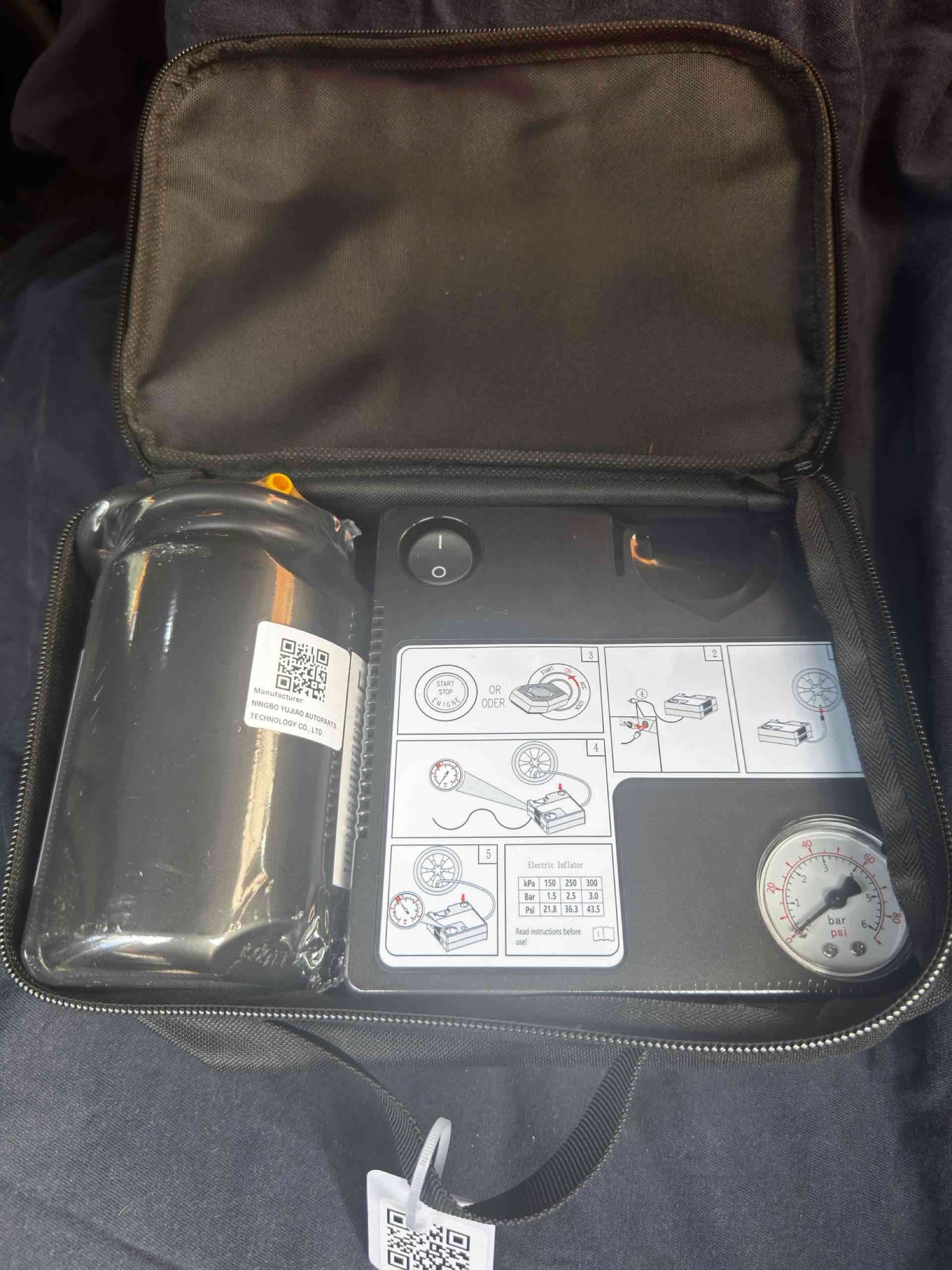 Compresor portátil para auto - miniatura 4