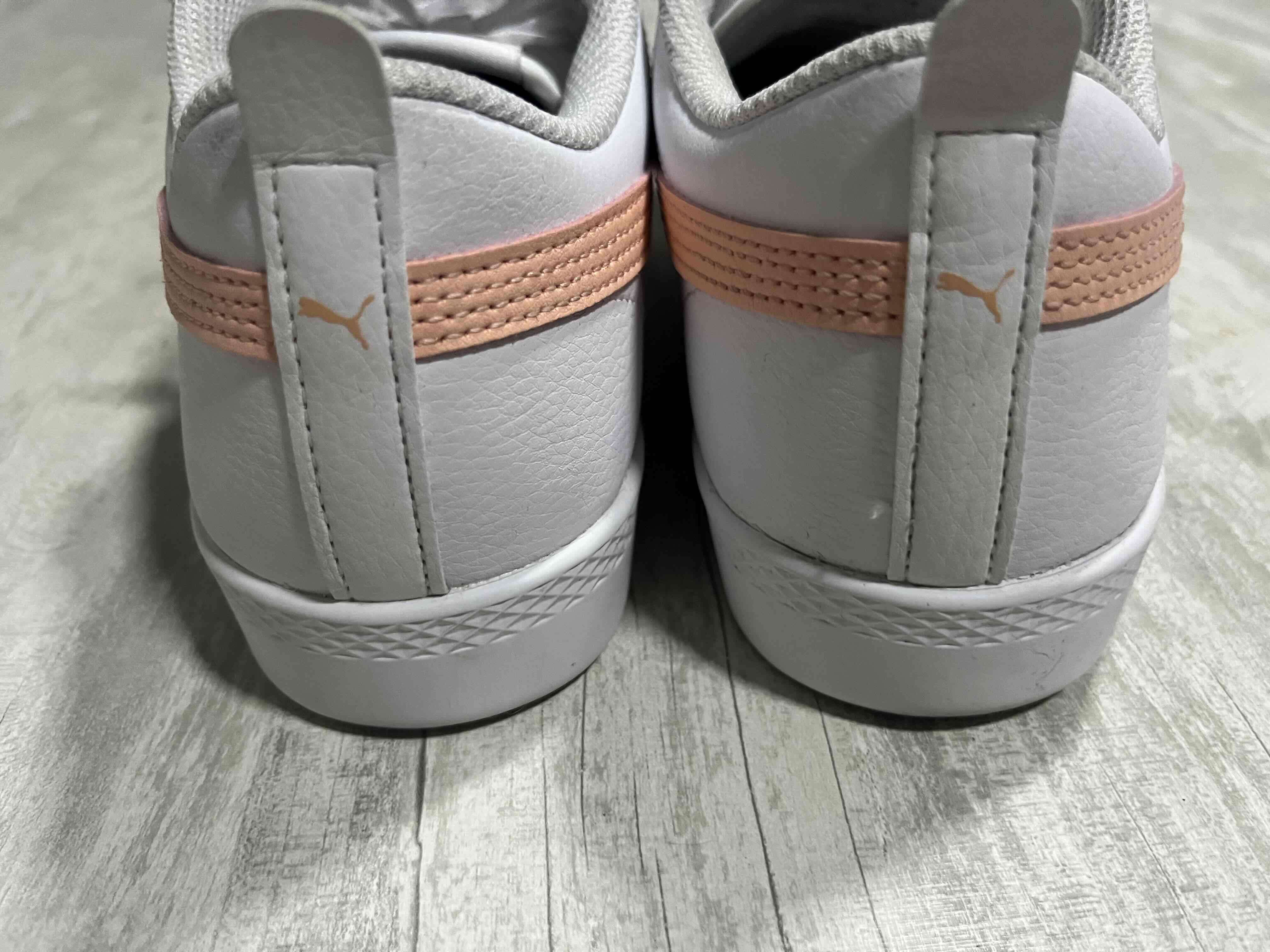 Zapatillas Puma blancas y rosadas - 6