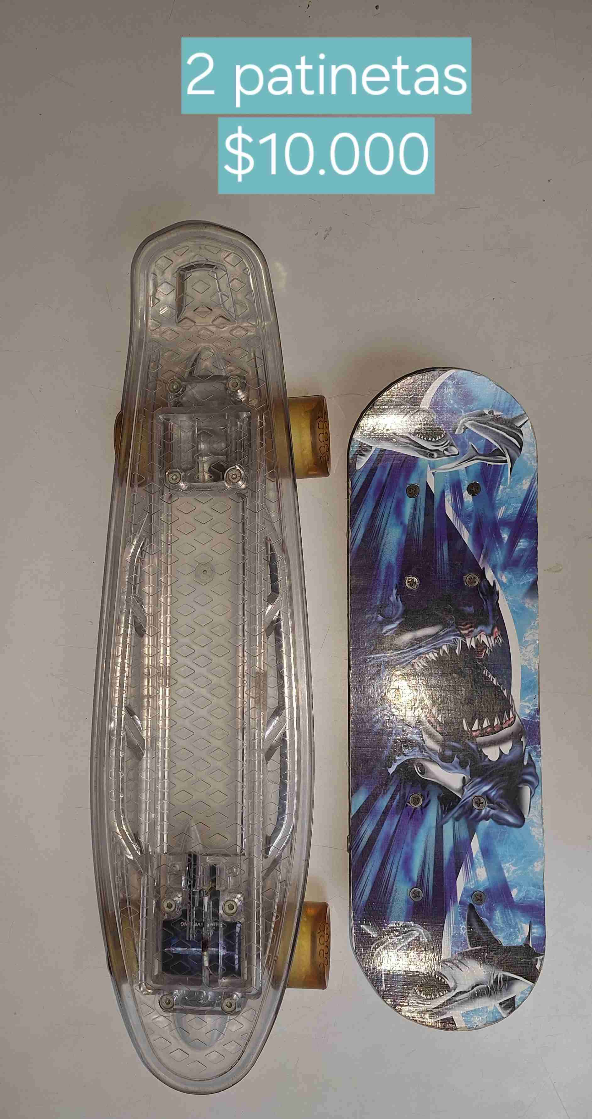 Dos patinetas estilo urbano - miniatura 1